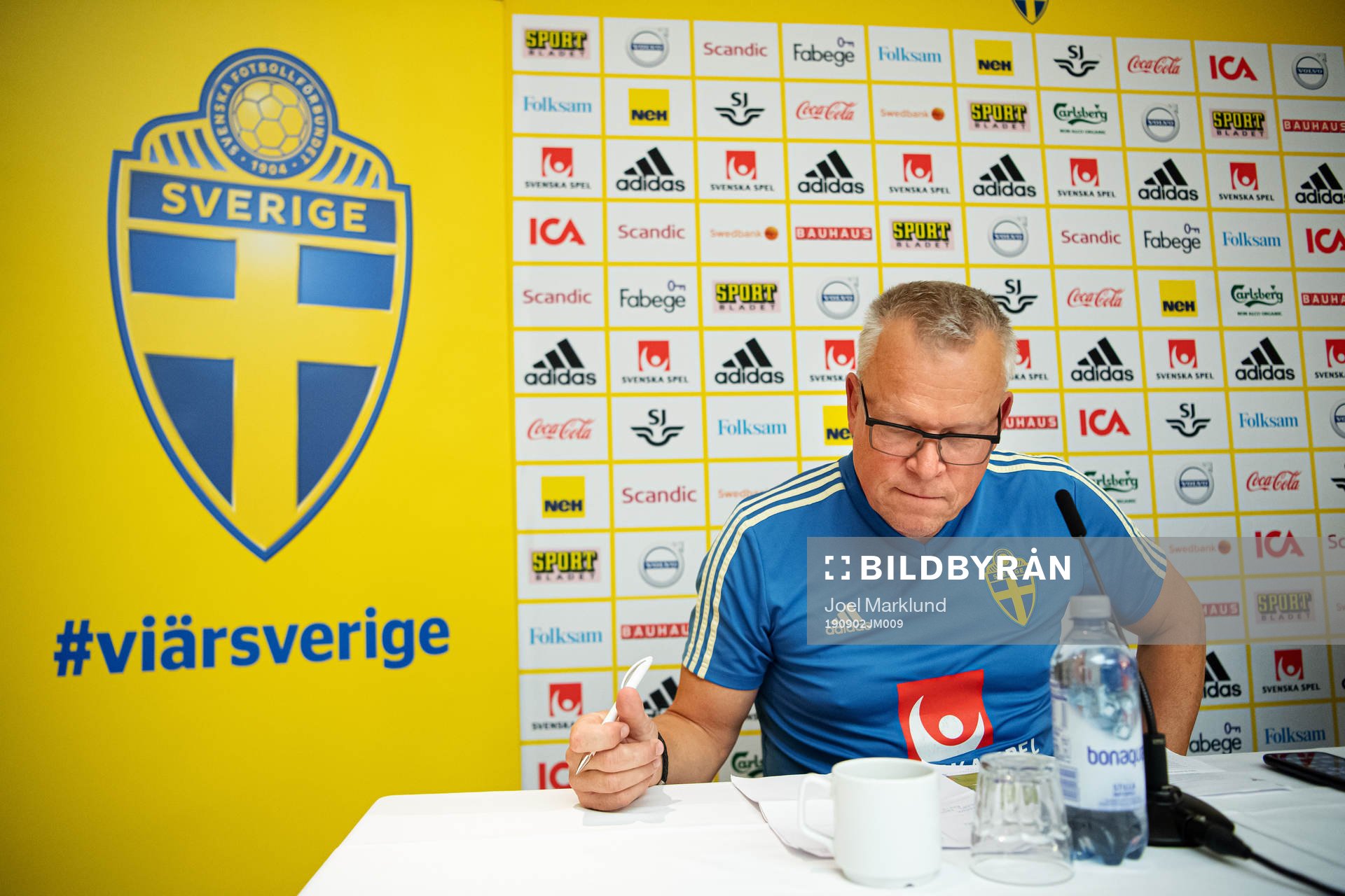 Janne Andersson, head coach of the Swedish national