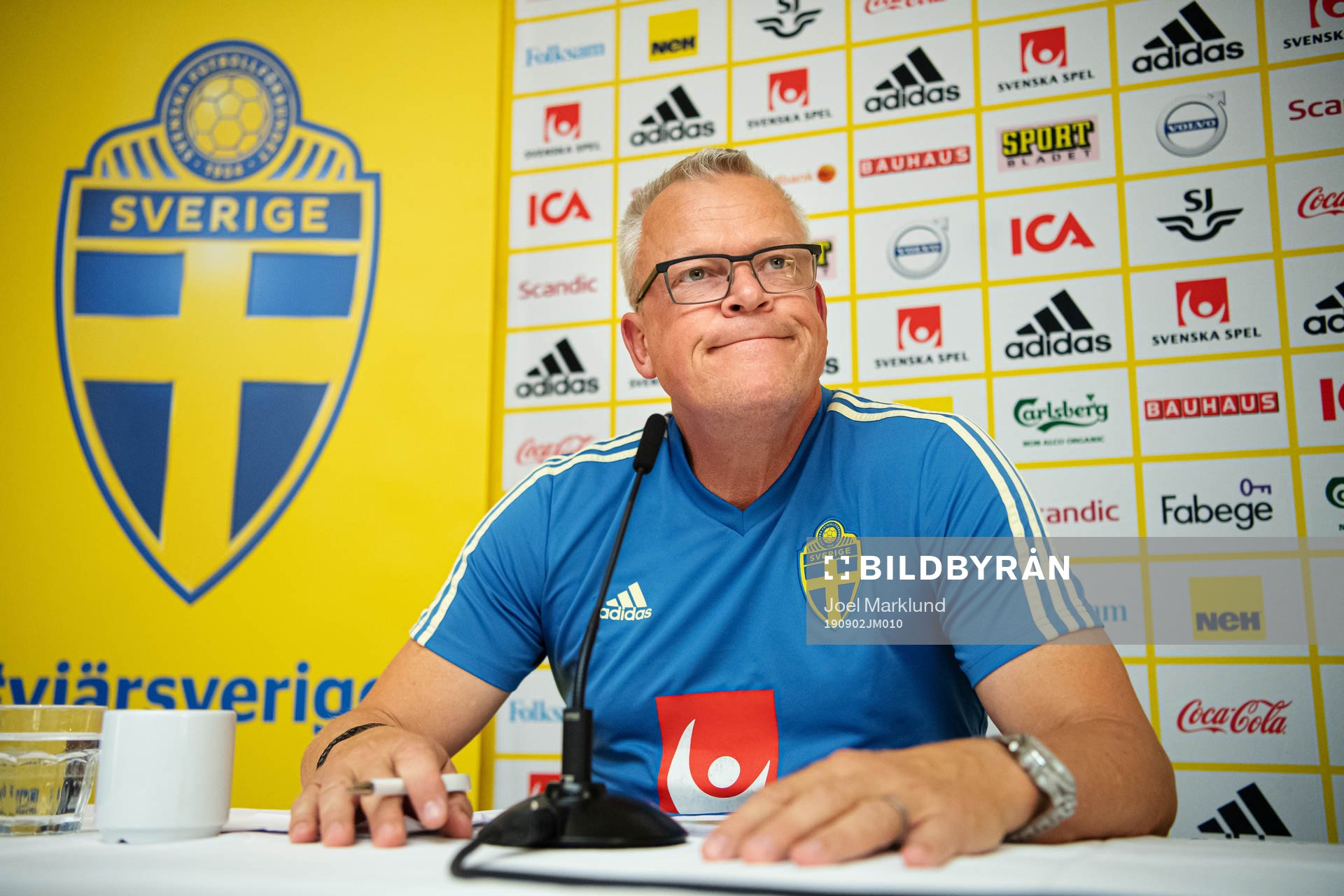 Janne Andersson, head coach of the Swedish national