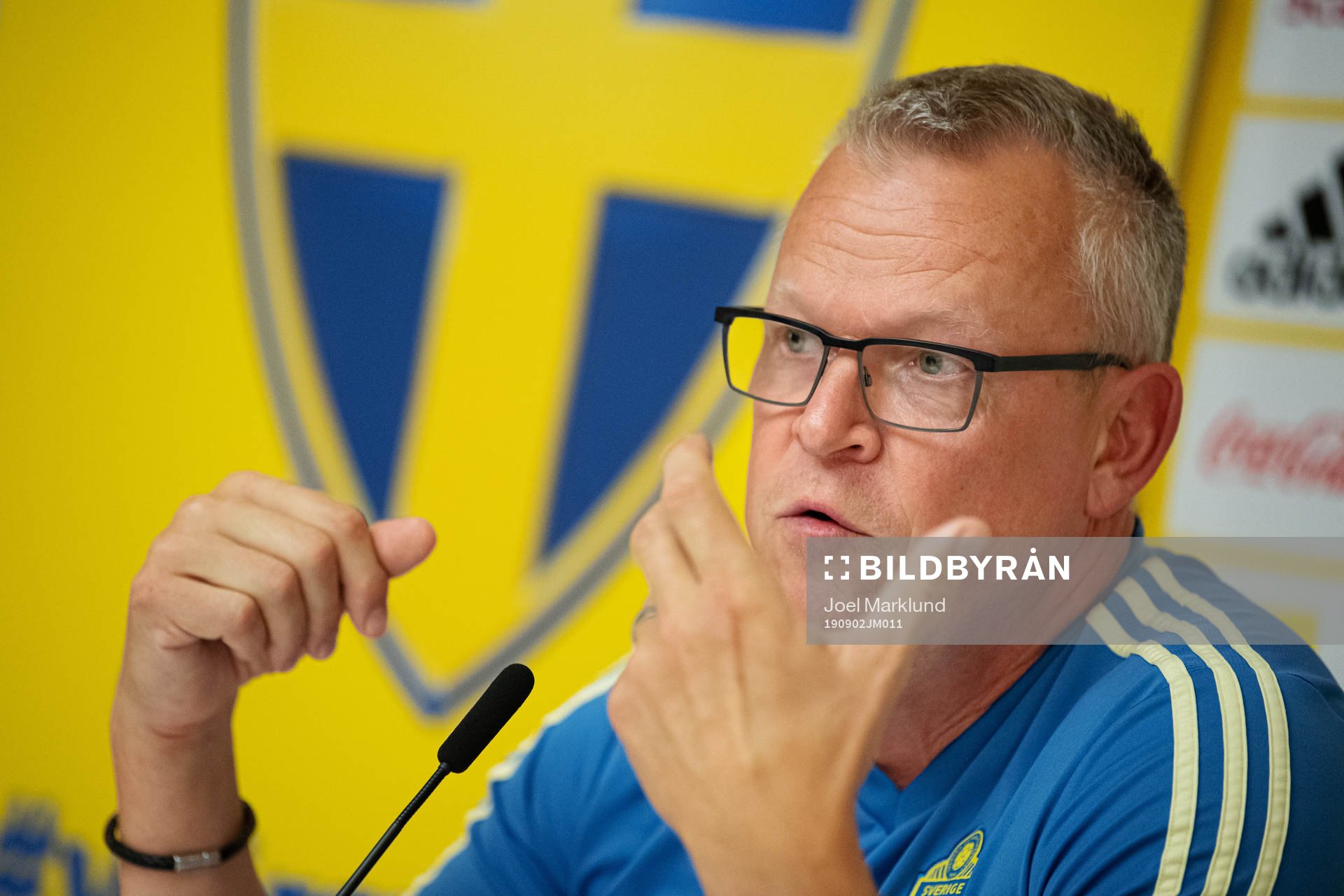 Janne Andersson, head coach of the Swedish national