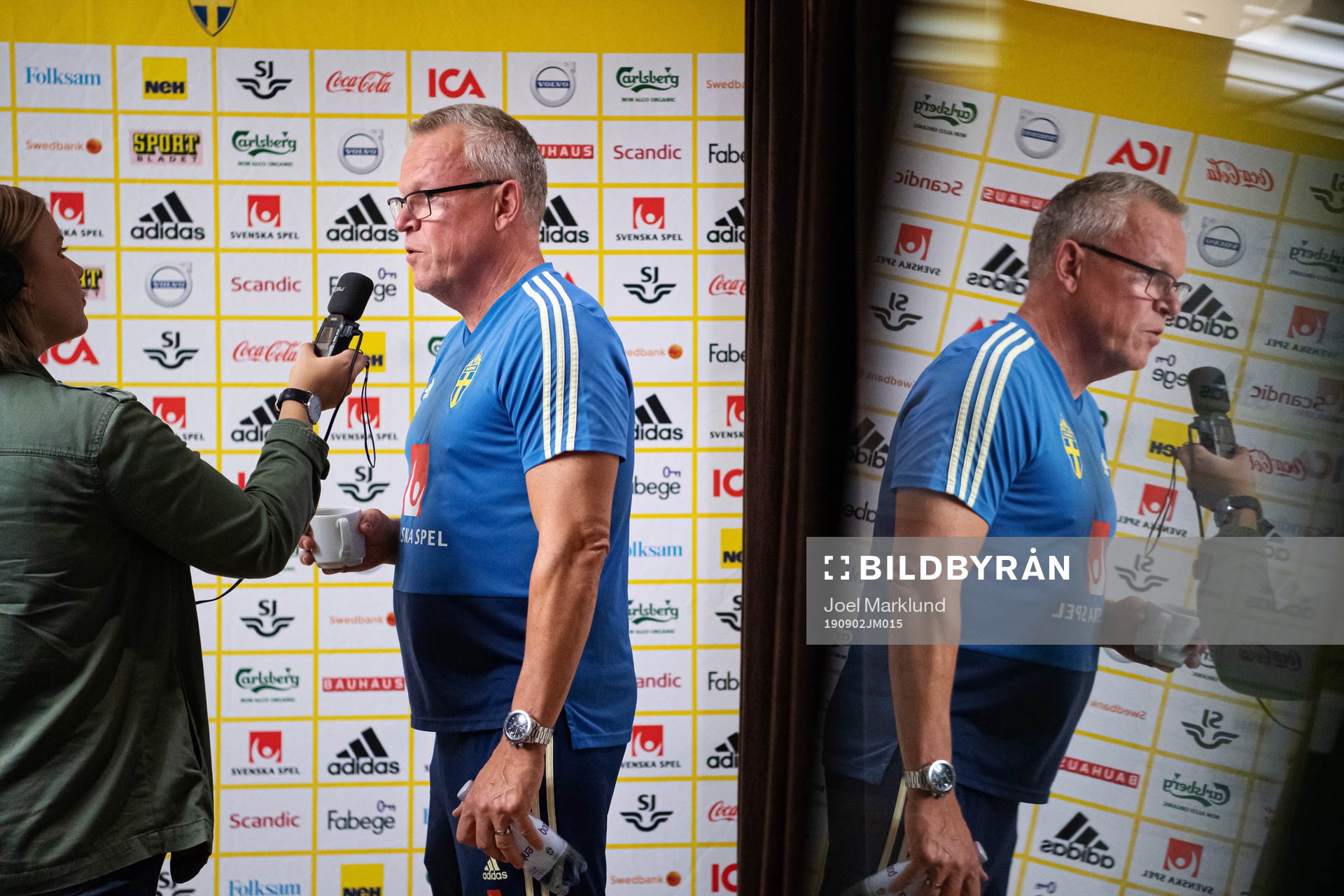 Janne Andersson, head coach of the Swedish national