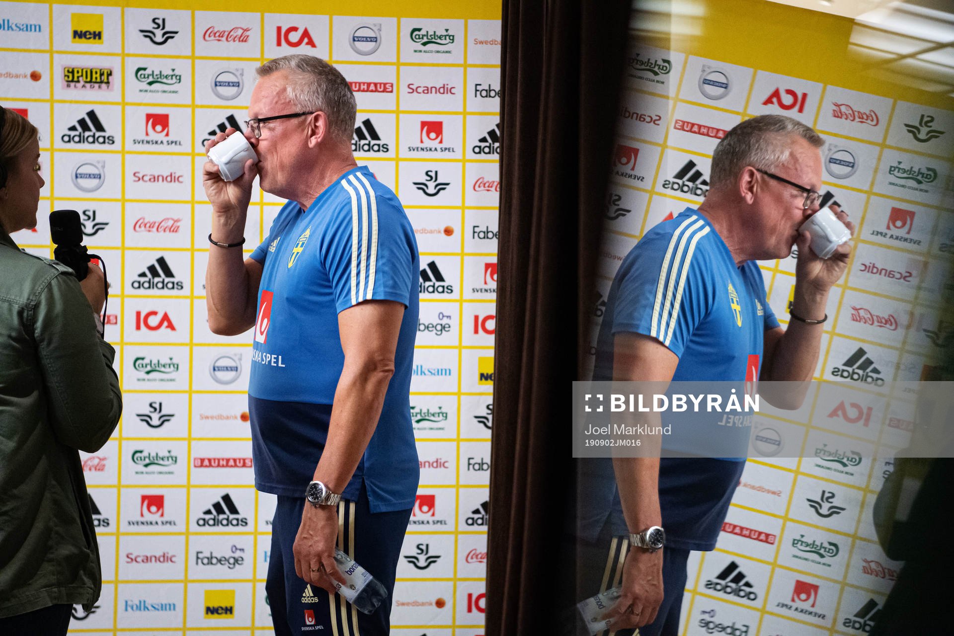 Janne Andersson, head coach of the Swedish national