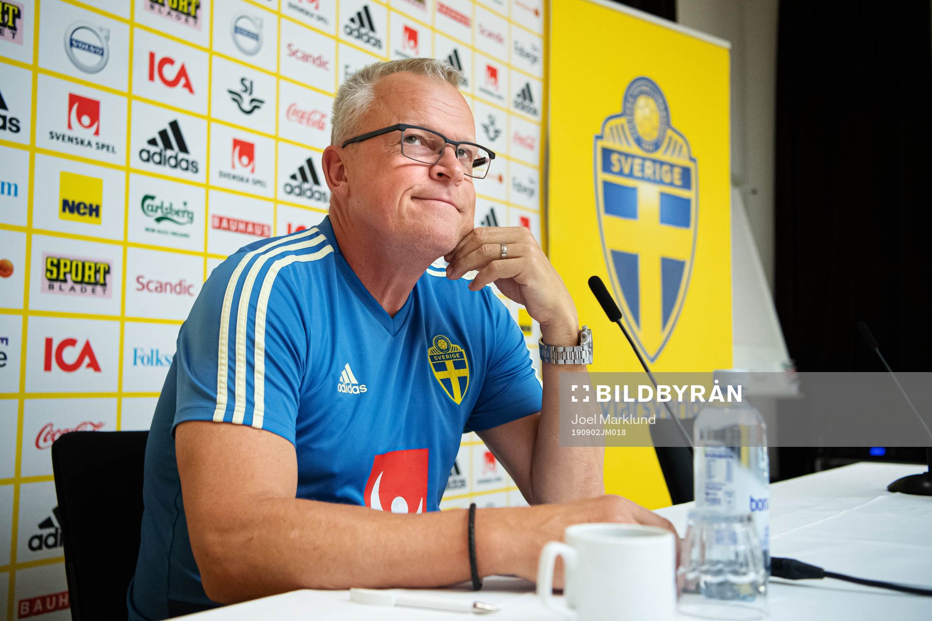 Janne Andersson, head coach of the Swedish national