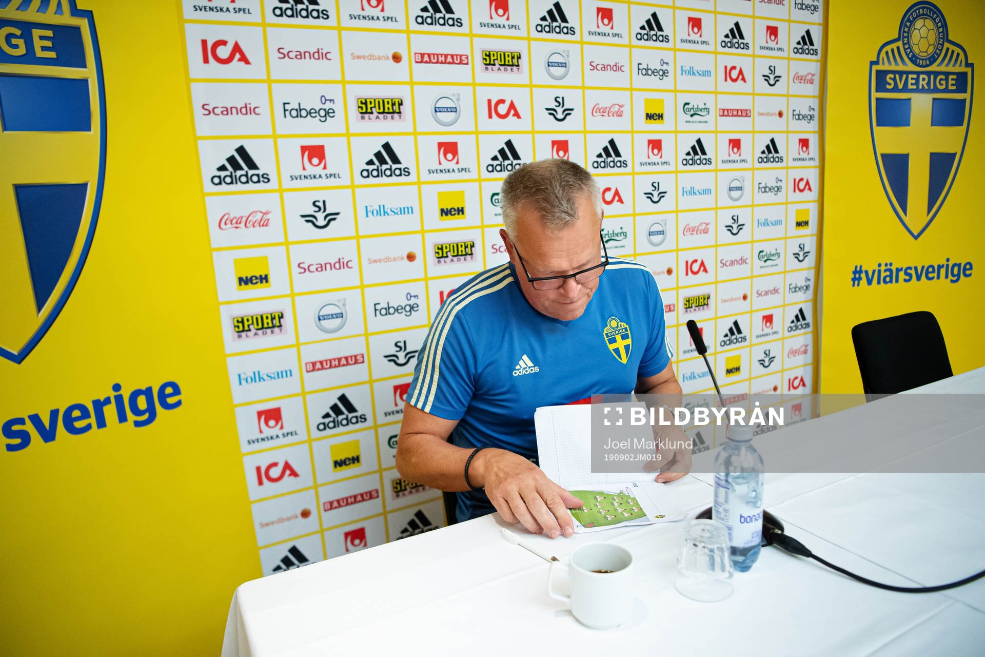 Janne Andersson, head coach of the Swedish national