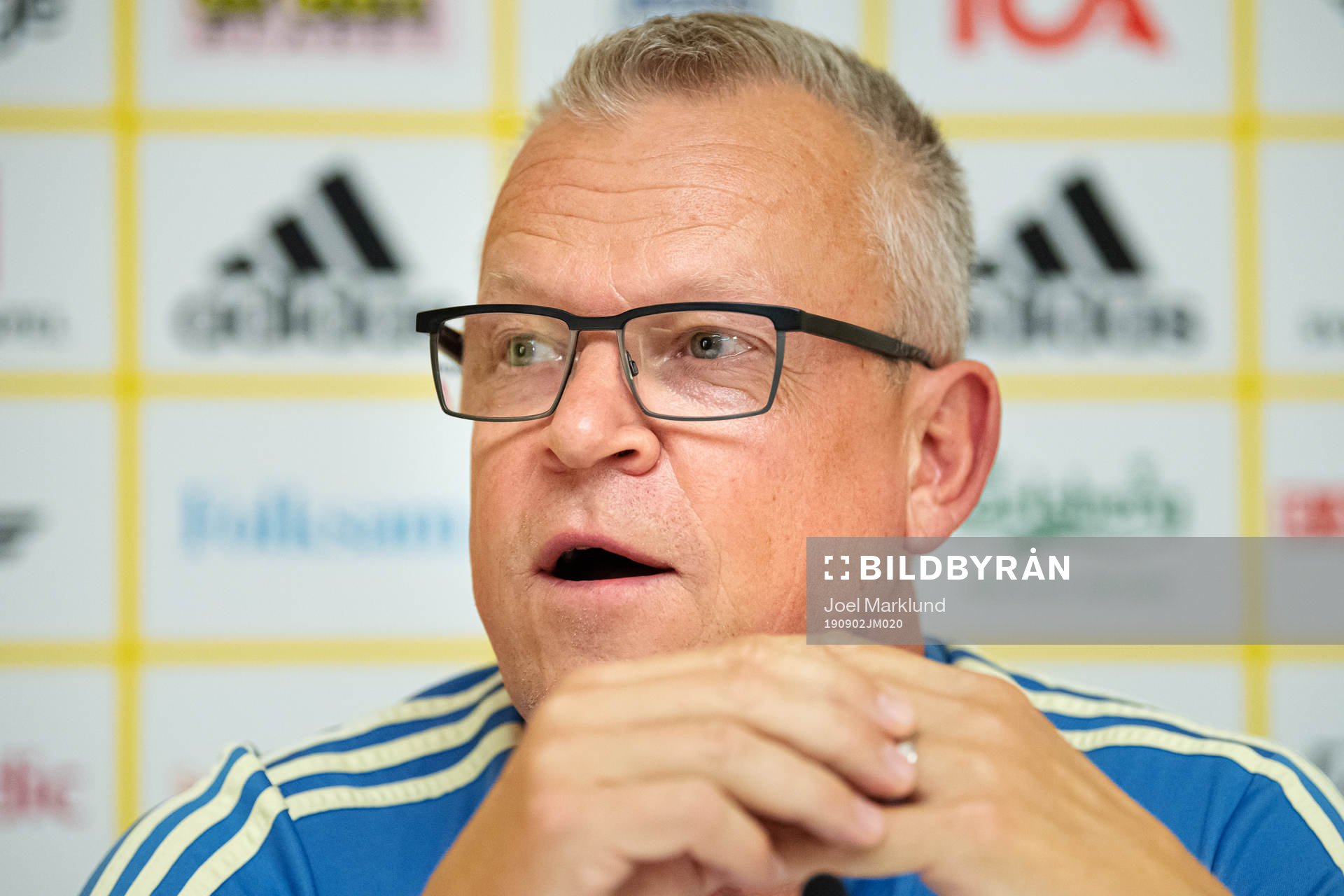 Janne Andersson, head coach of the Swedish national