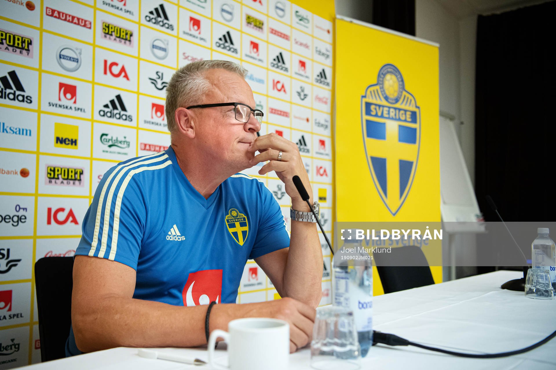 Janne Andersson, head coach of the Swedish national