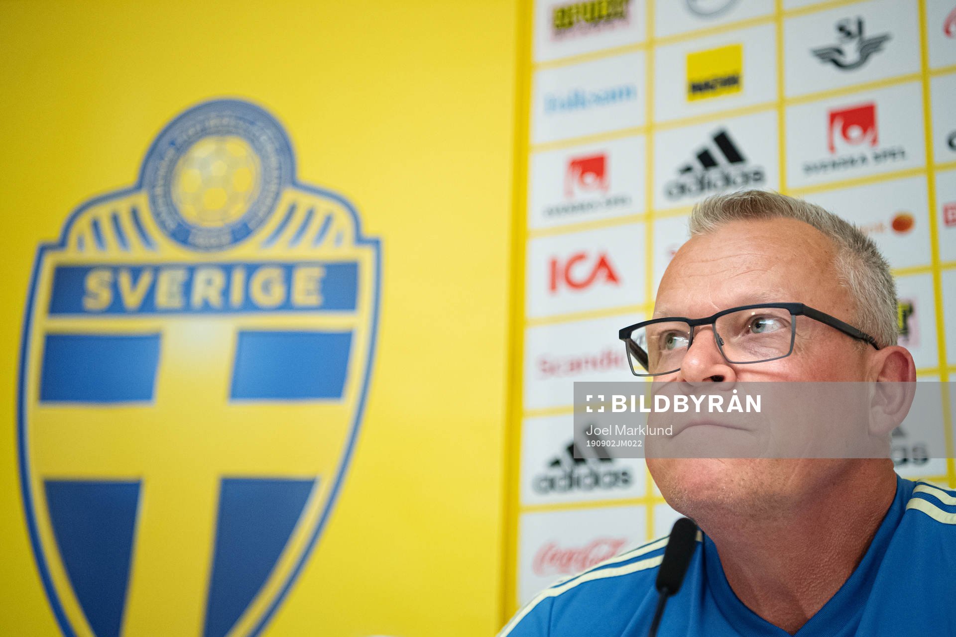 Janne Andersson, head coach of the Swedish national
