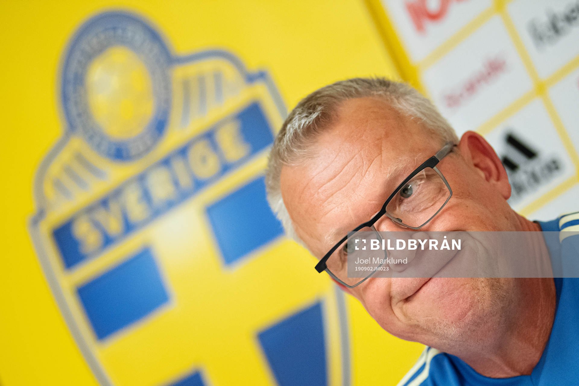 Janne Andersson, head coach of the Swedish national