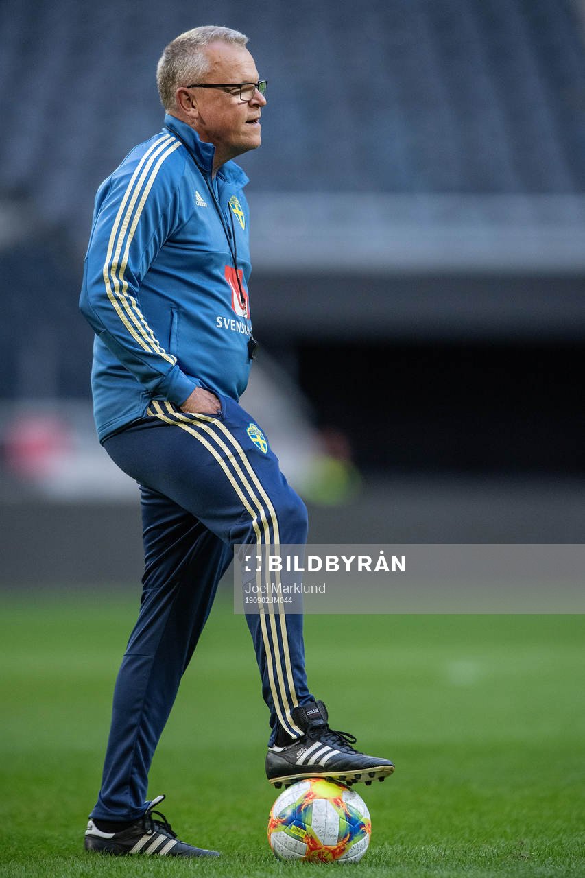 Janne Andersson, head coach of the Swedish national