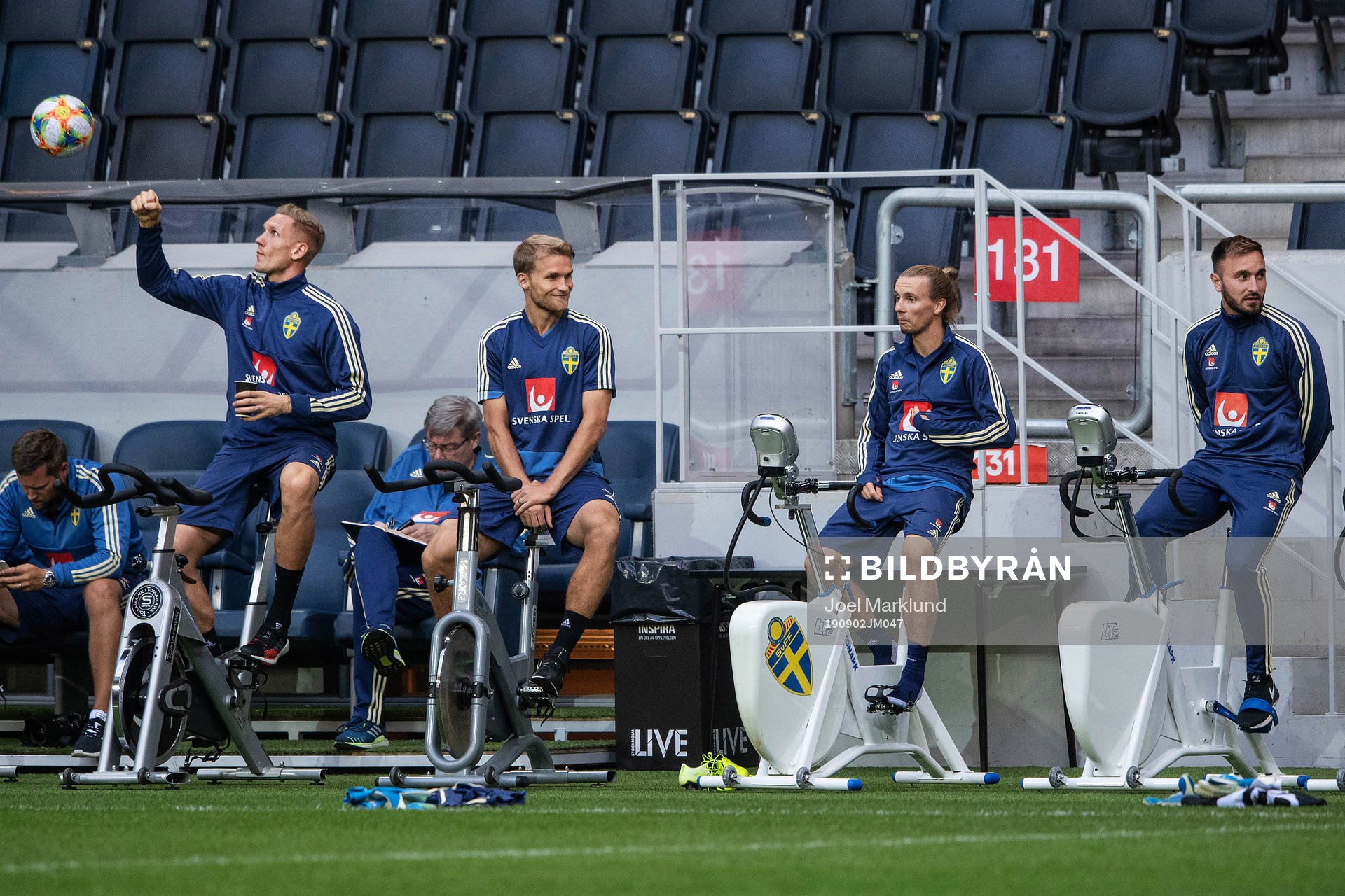 Robin Olsen, Sebastian Andersson, Niklas Hult and Muamer