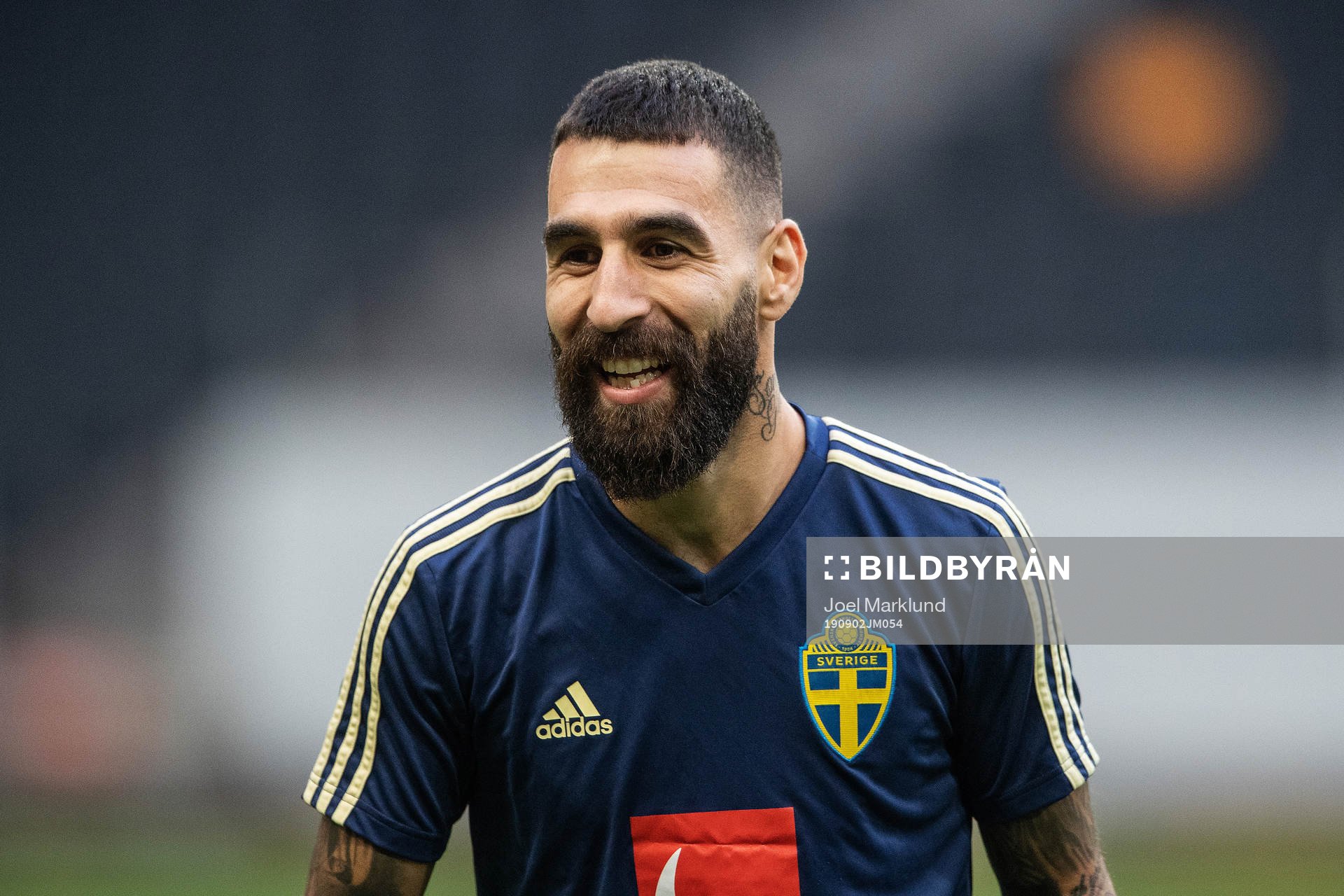 Jimmy Durmaz of the Swedish national football team