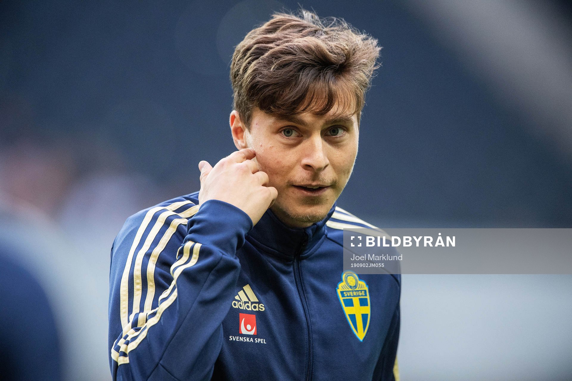 Victor Nilsson Lindelöf of the Swedish national football