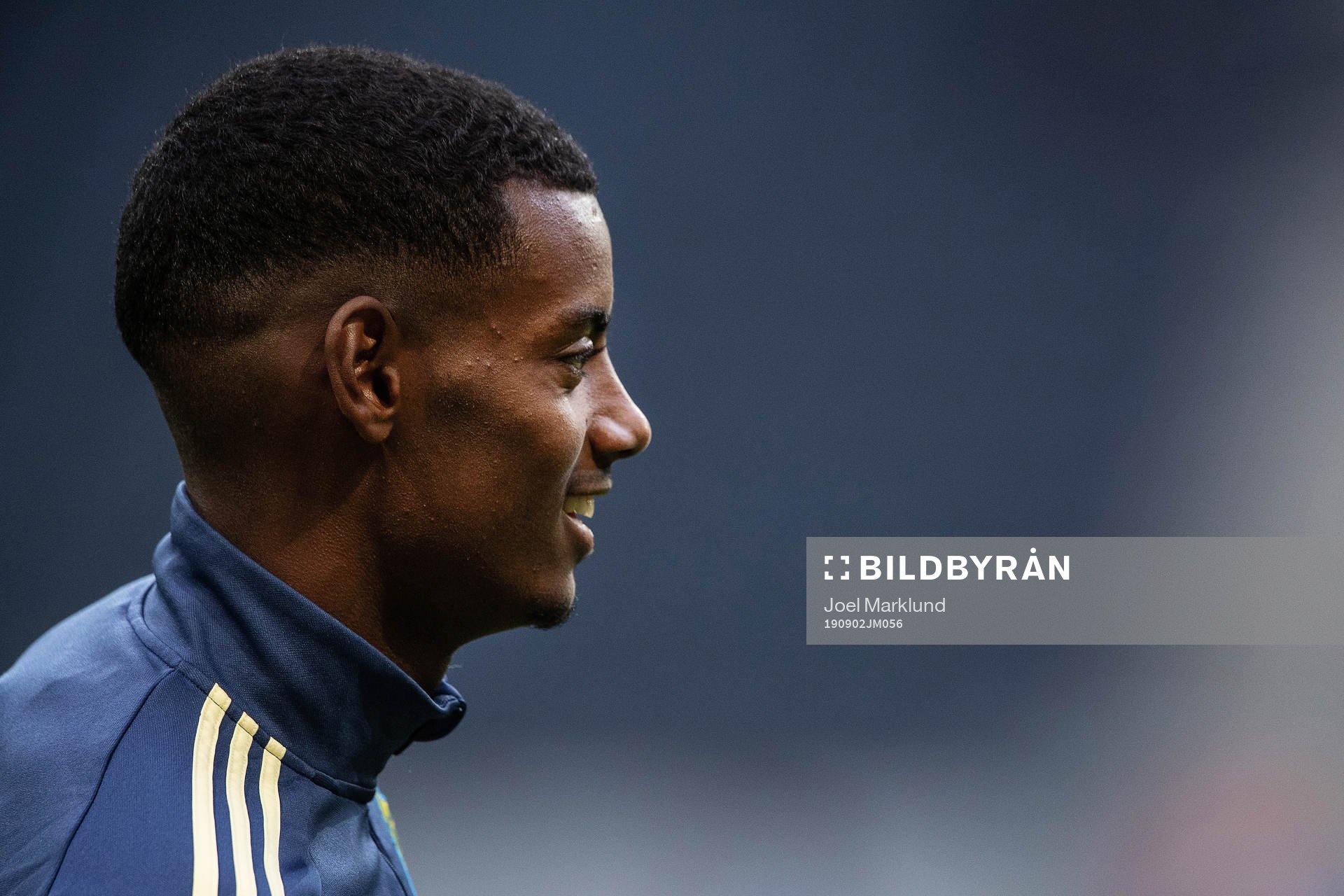 Alexander Isak of the Swedish national football team