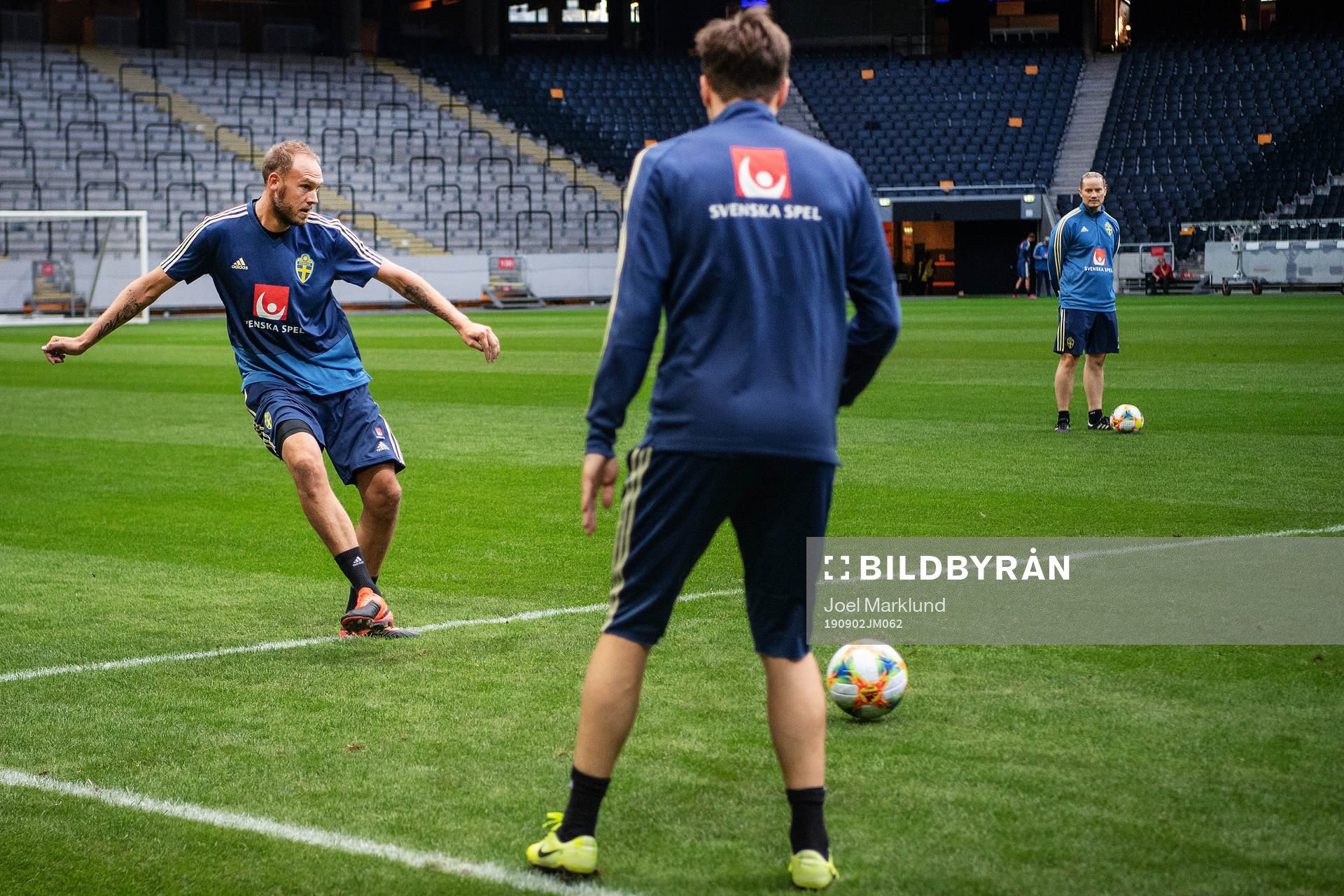 Andreas Granqvist and Victor Nilsson Lindelöf of the