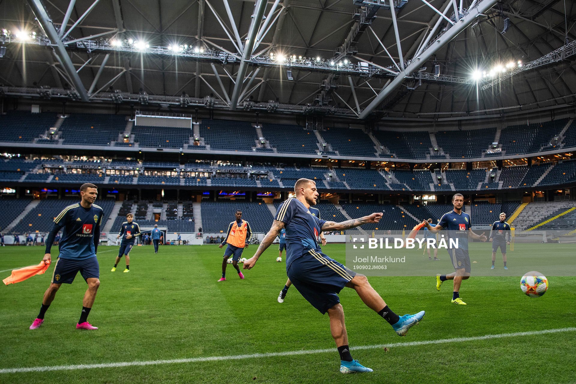 John Guidetti of the Swedish national football team