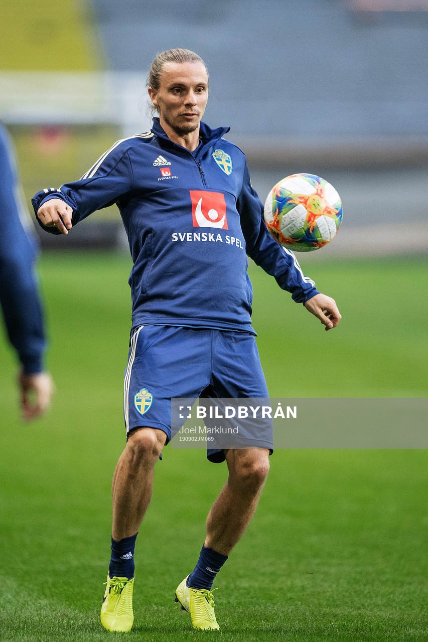 Niklas Hult of the Swedish national football team