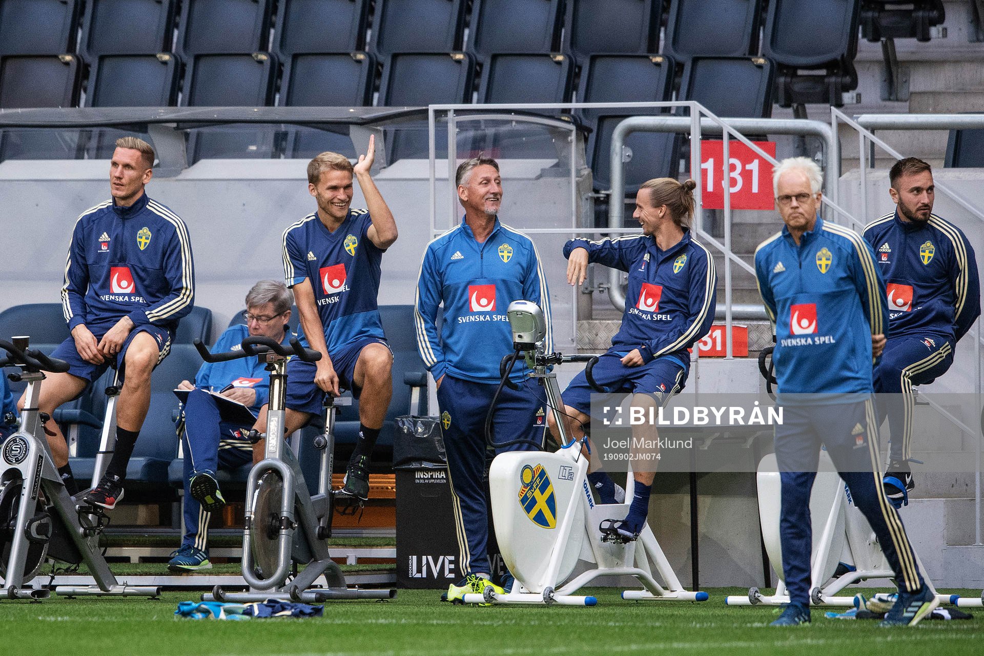 Robin Olsen, Sebastian Andersson, Niklas Hult and Muamer