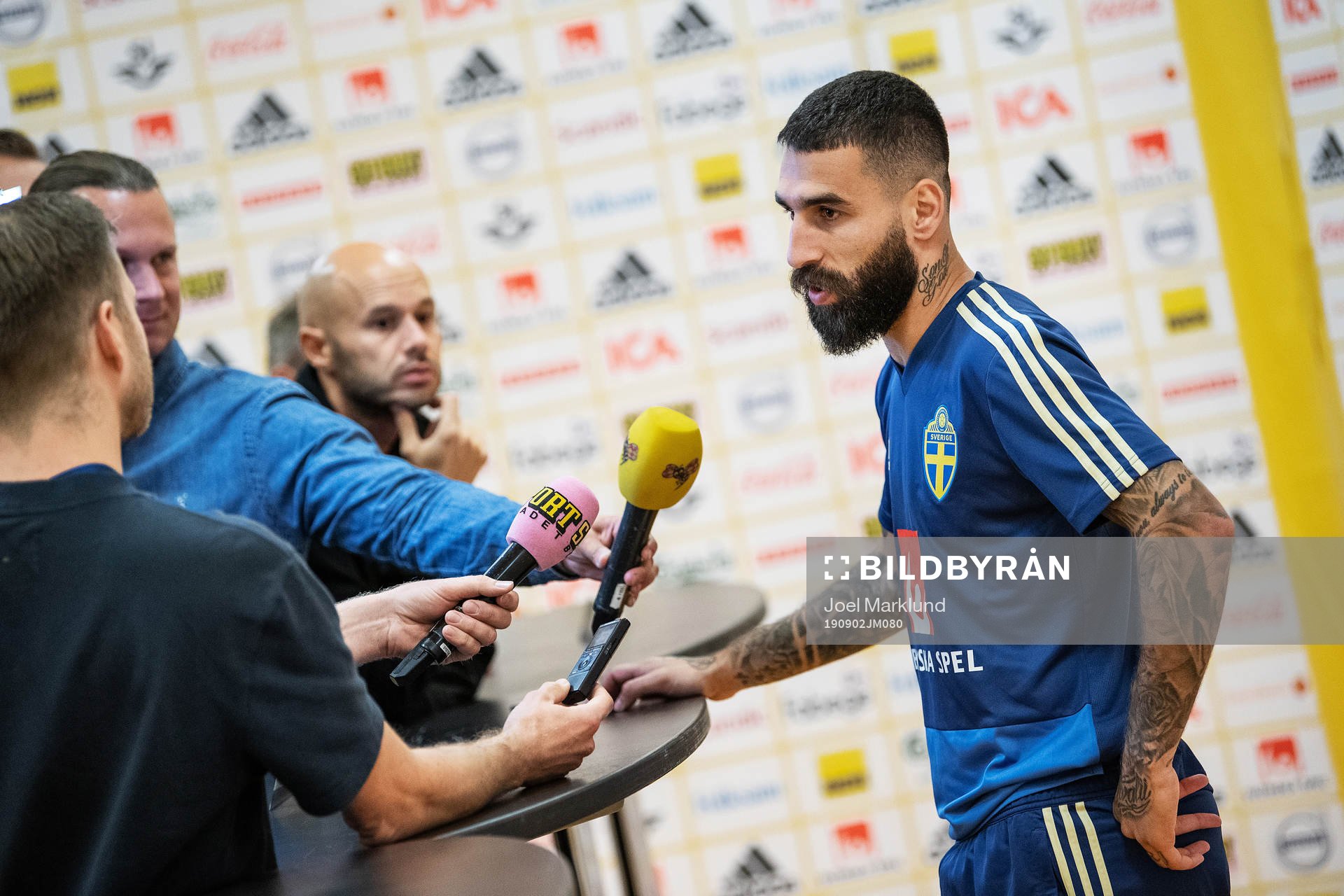 Jimmy Durmaz of the Swedish national football team