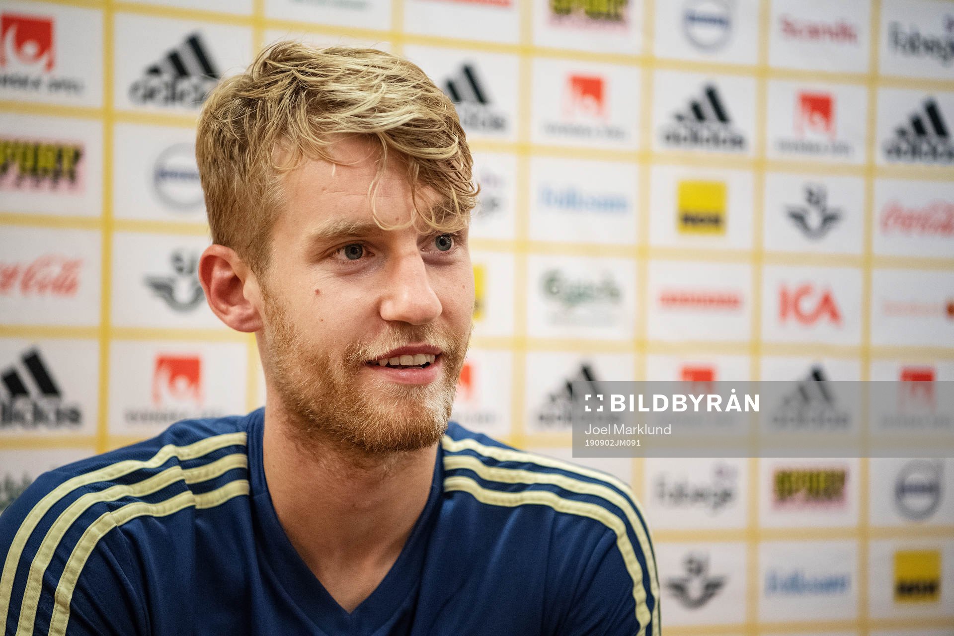 Filip Helander of the Swedish national football team