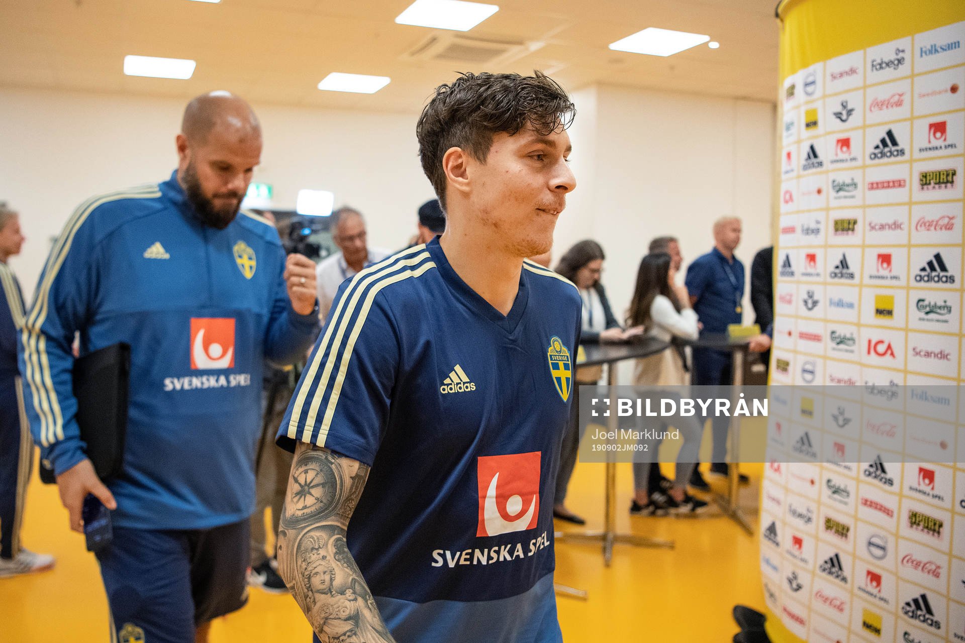 Victor Nilsson Lindelöf of the Swedish national football