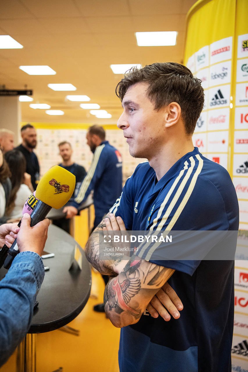 Victor Nilsson Lindelöf of the Swedish national football