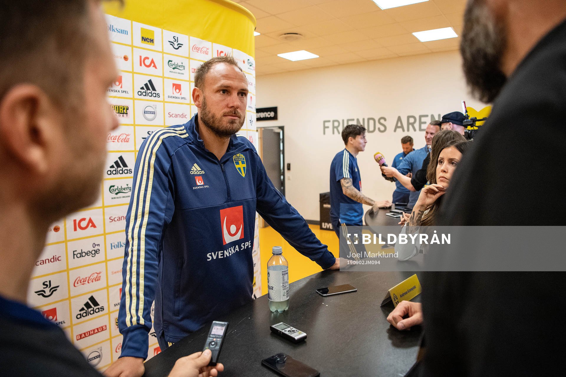 Andreas Granqvist and Victor Nilsson Lindelöf of the