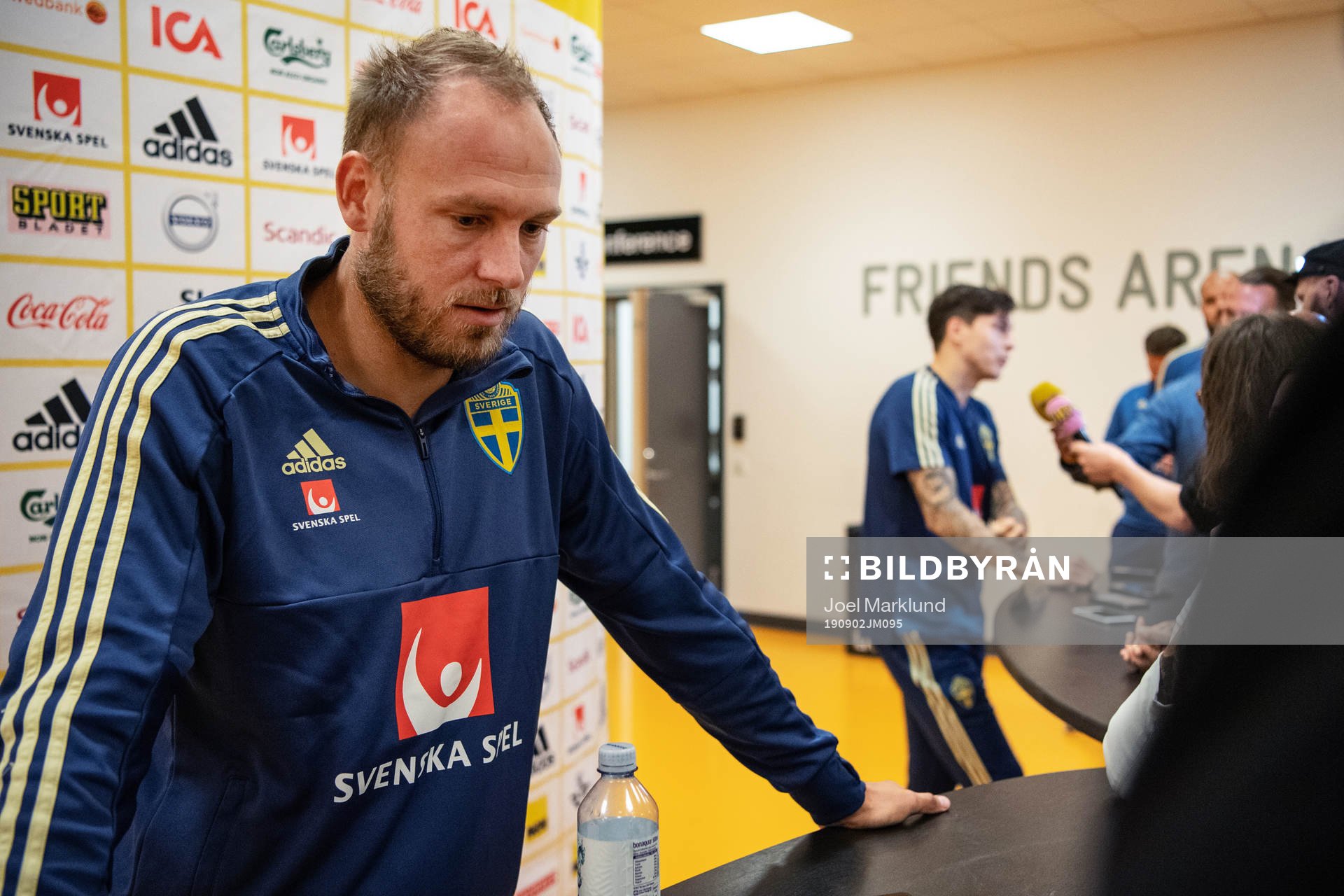 Andreas Granqvist and Victor Nilsson Lindelöf of the