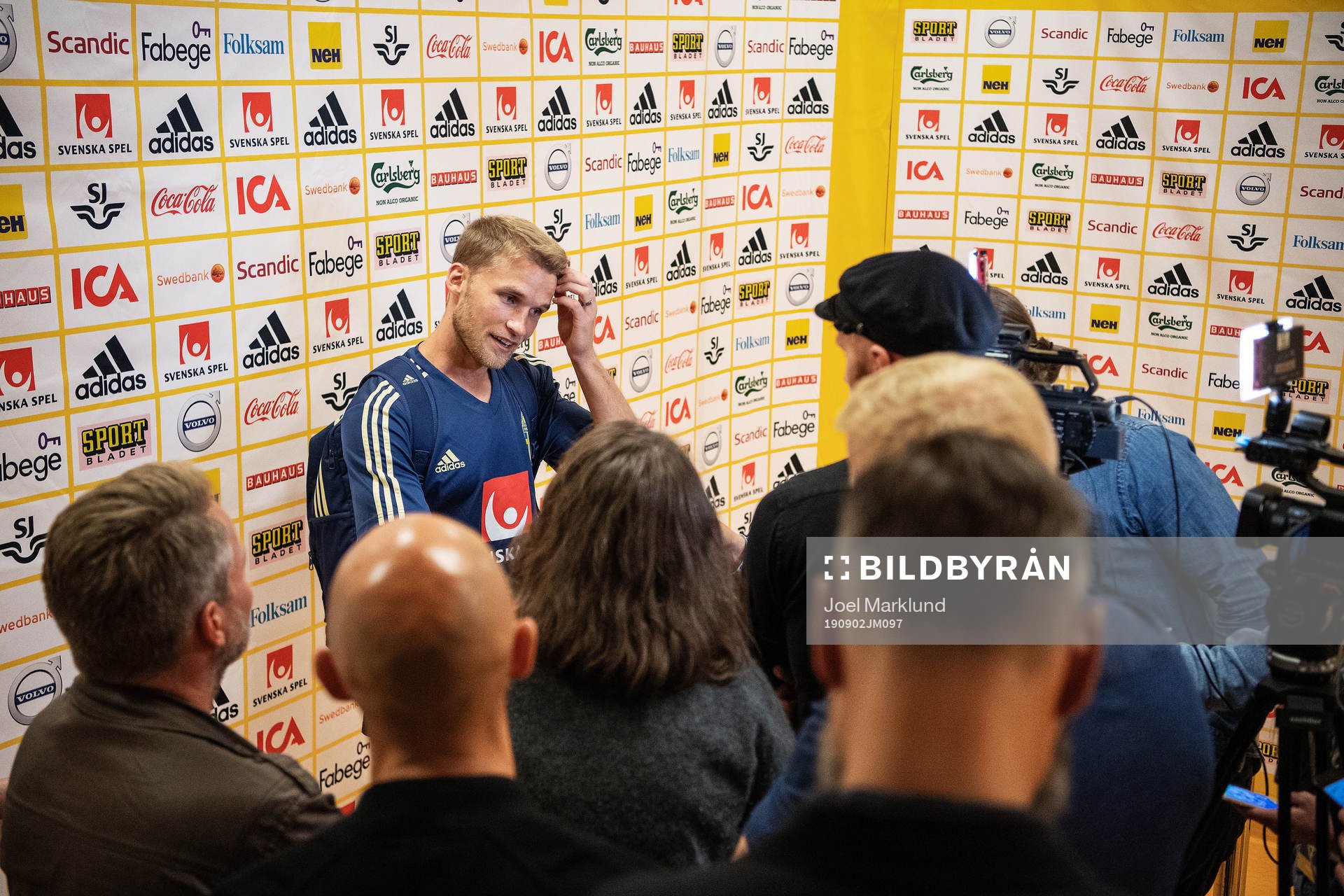 Sebastian Andersson of the Swedish national football team