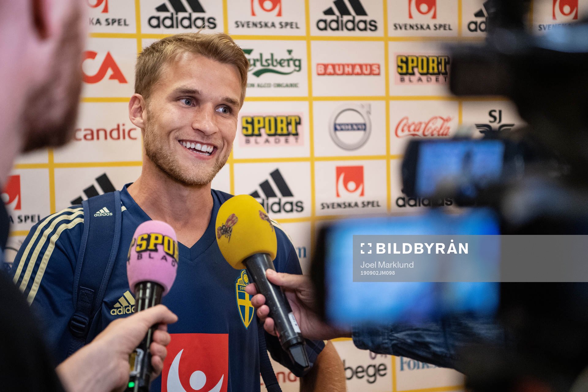 Sebastian Andersson of the Swedish national football team