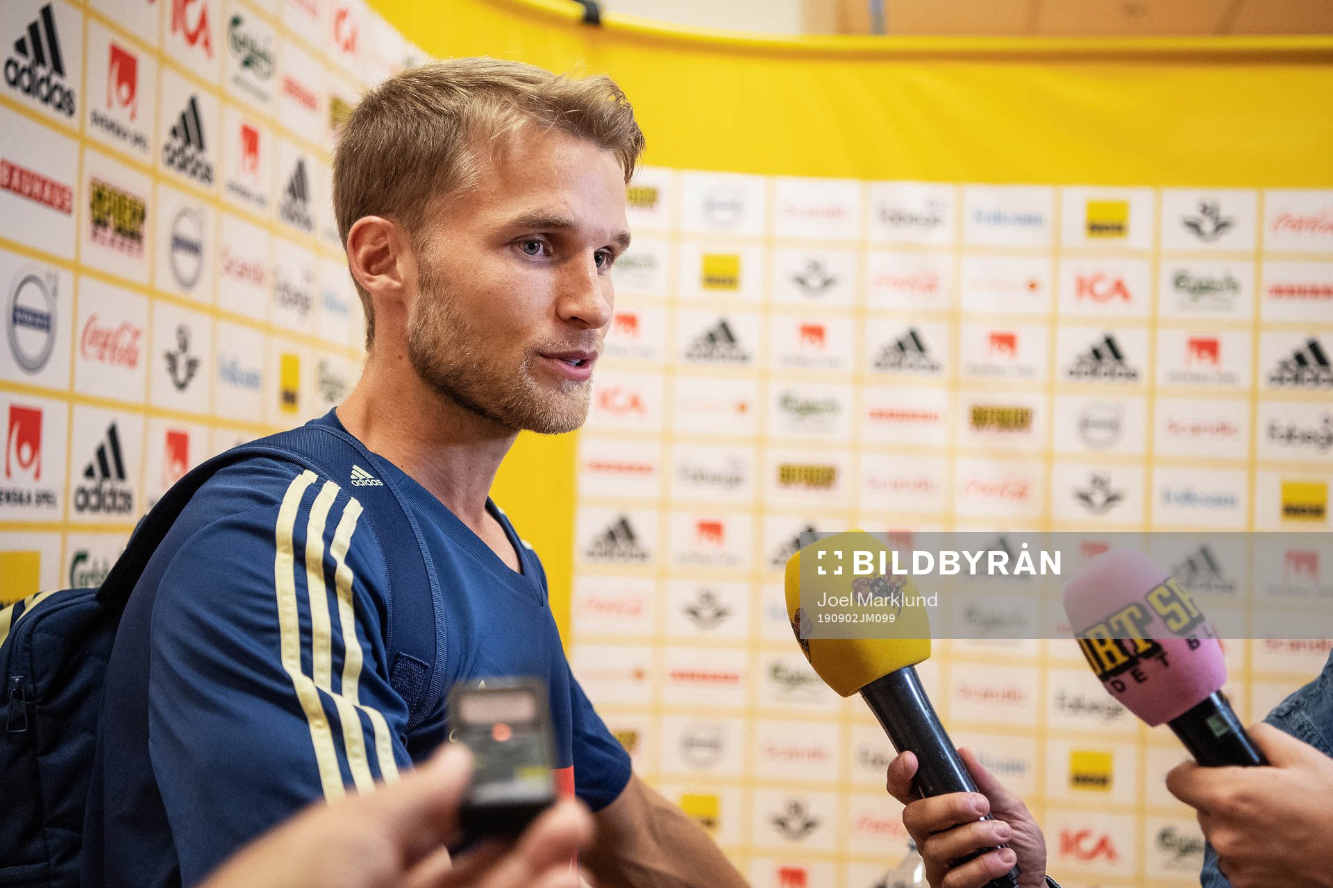 Sebastian Andersson of the Swedish national football team