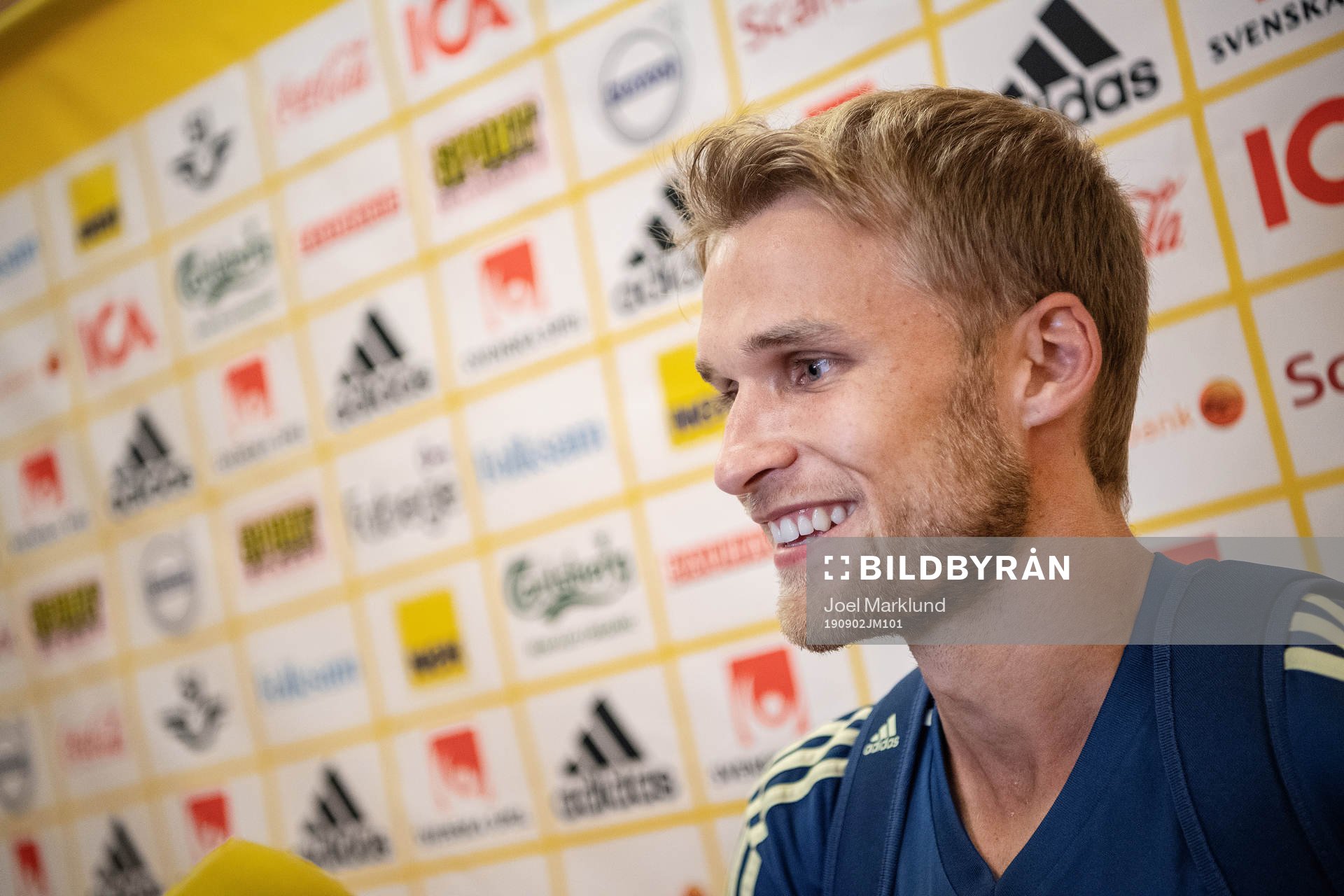 Sebastian Andersson of the Swedish national football team