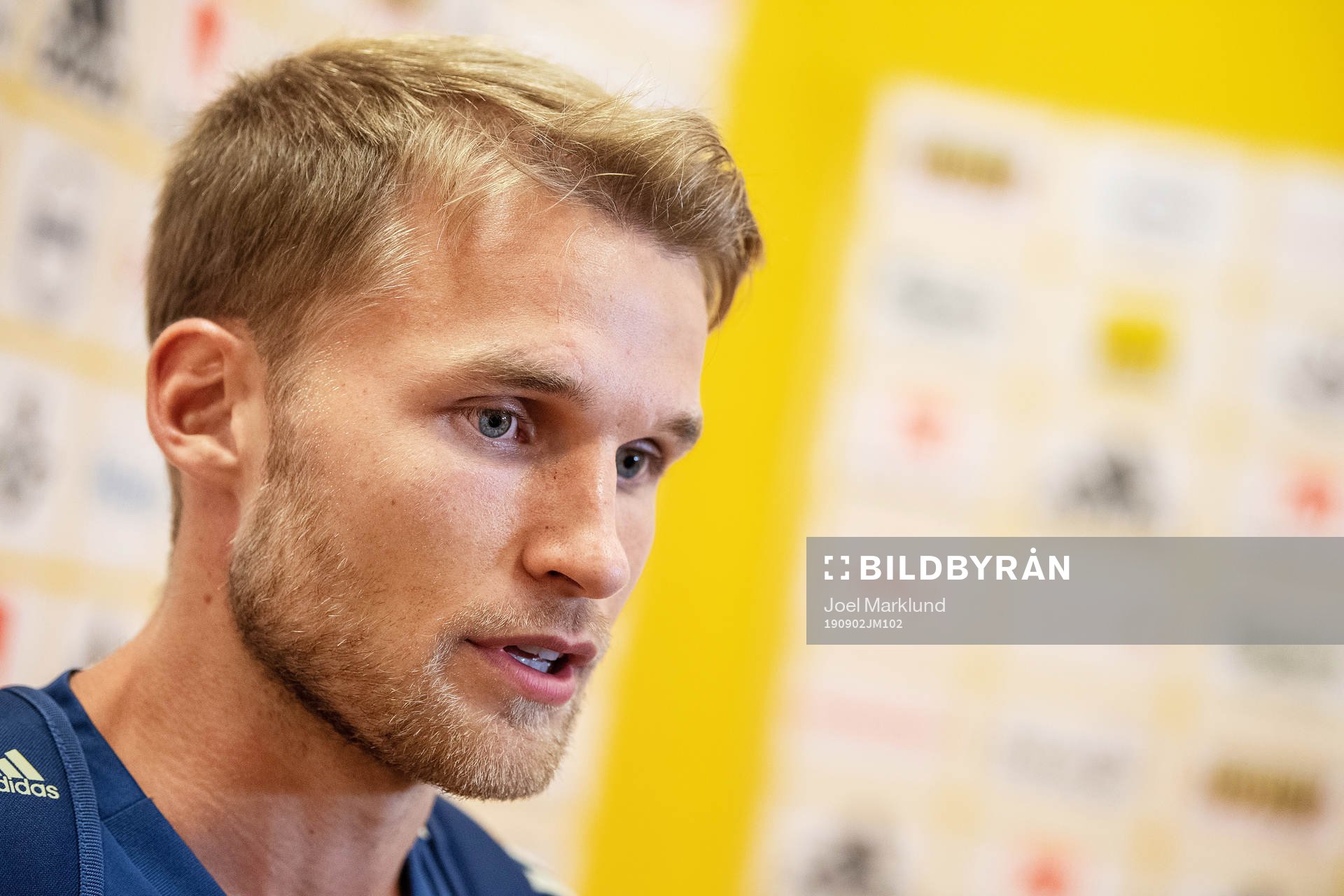 Sebastian Andersson of the Swedish national football team