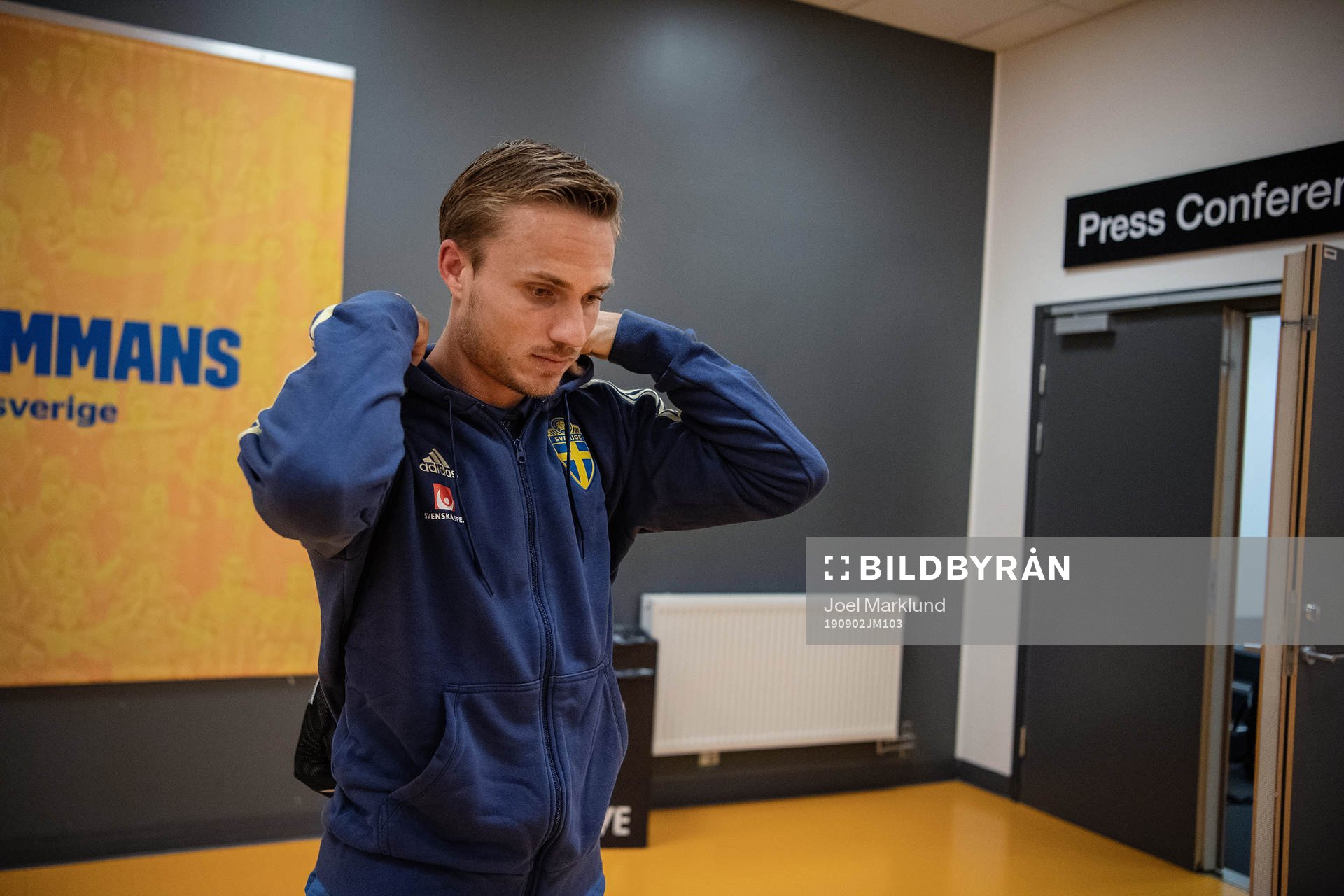 Pierre Bengtsson of the Swedish national football team