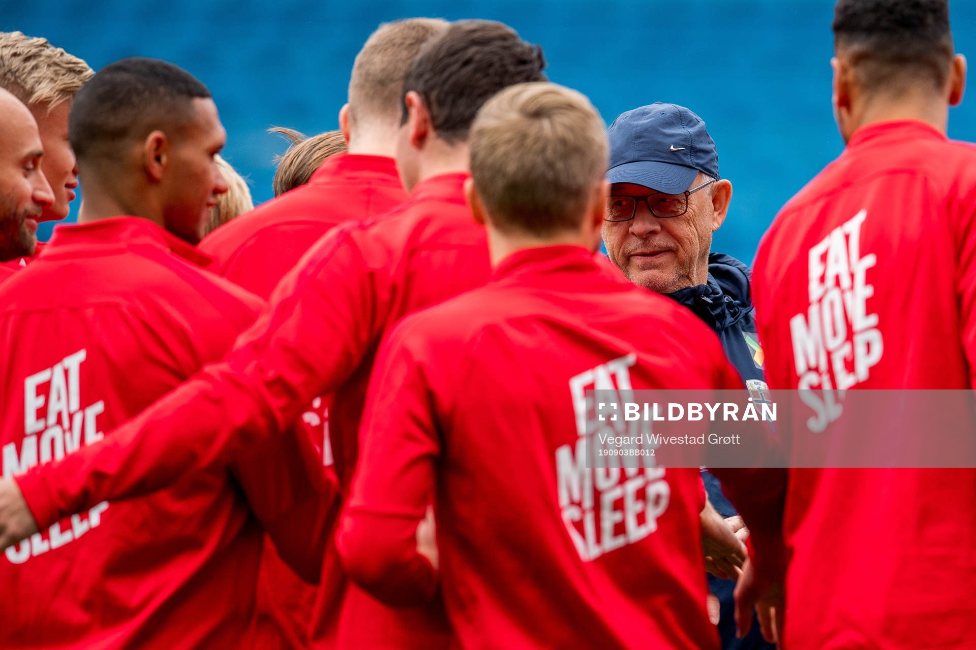 Lars Lagerbäck, head coach of Norway