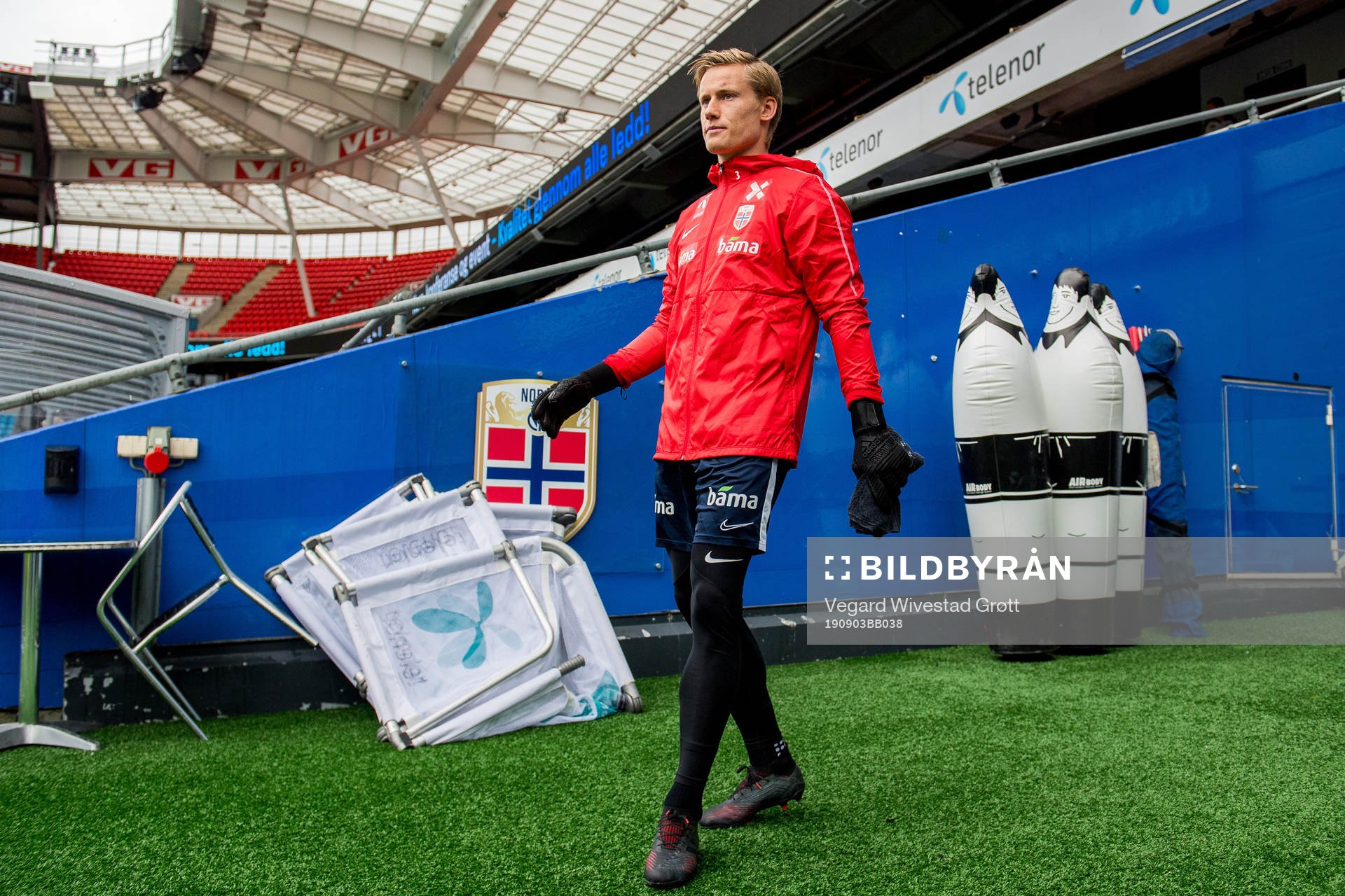 Goalkeeper Sondre Rossbach of Norway