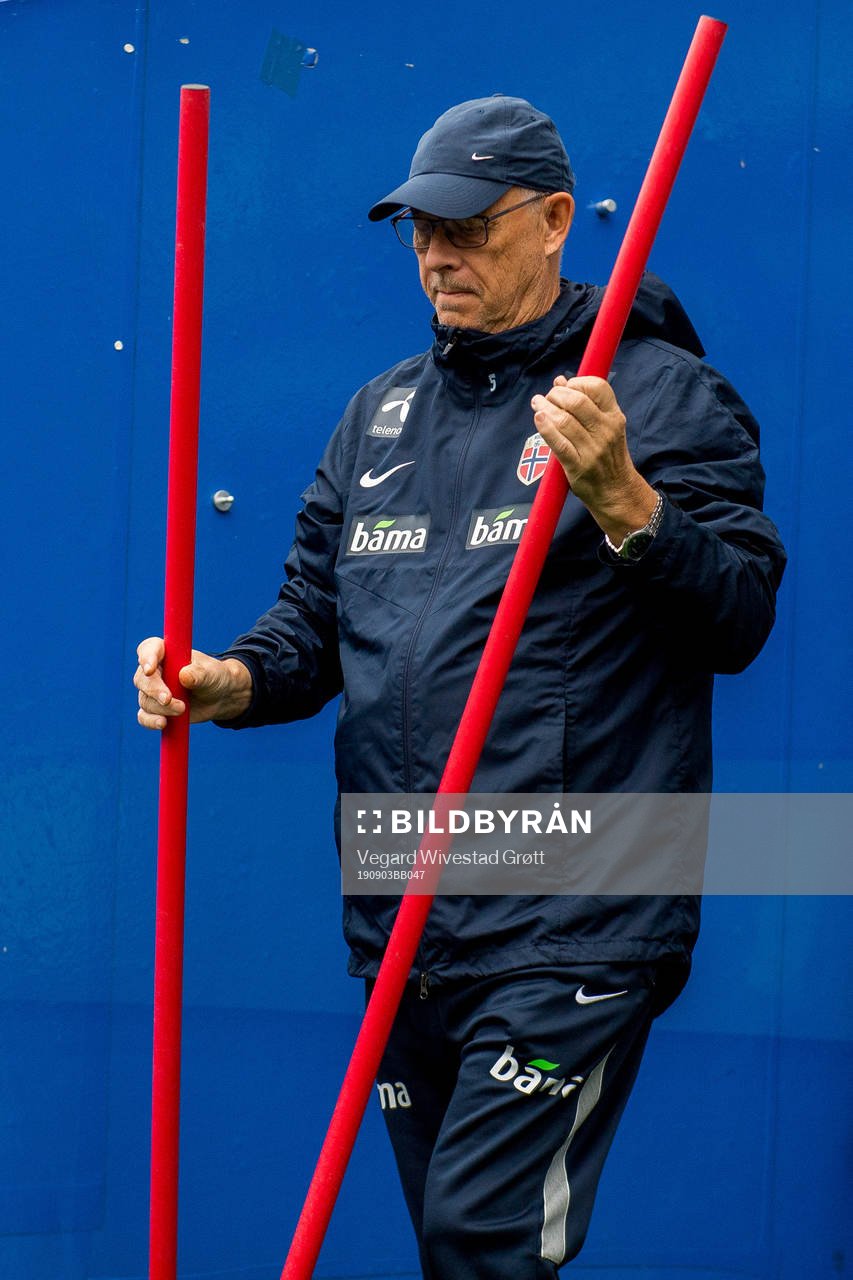 Lars Lagerbäck, head coach of Norway