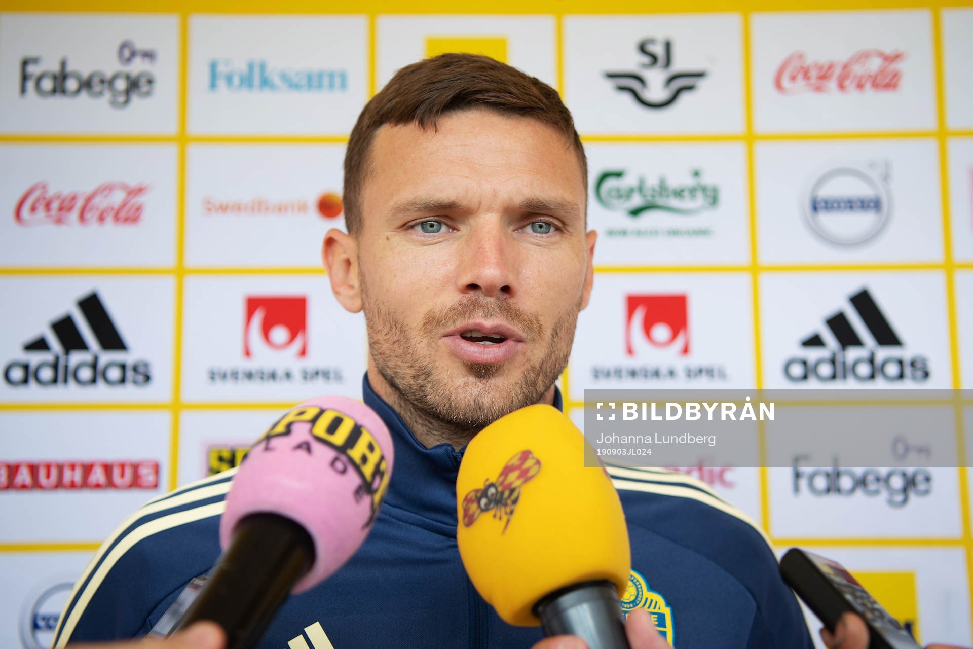 Marcus Berg of the Swedish national football team