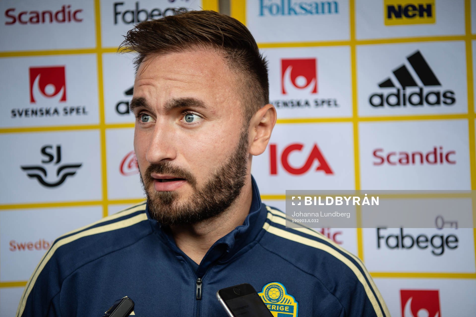 Muamer Tankovic of the Swedish national football team