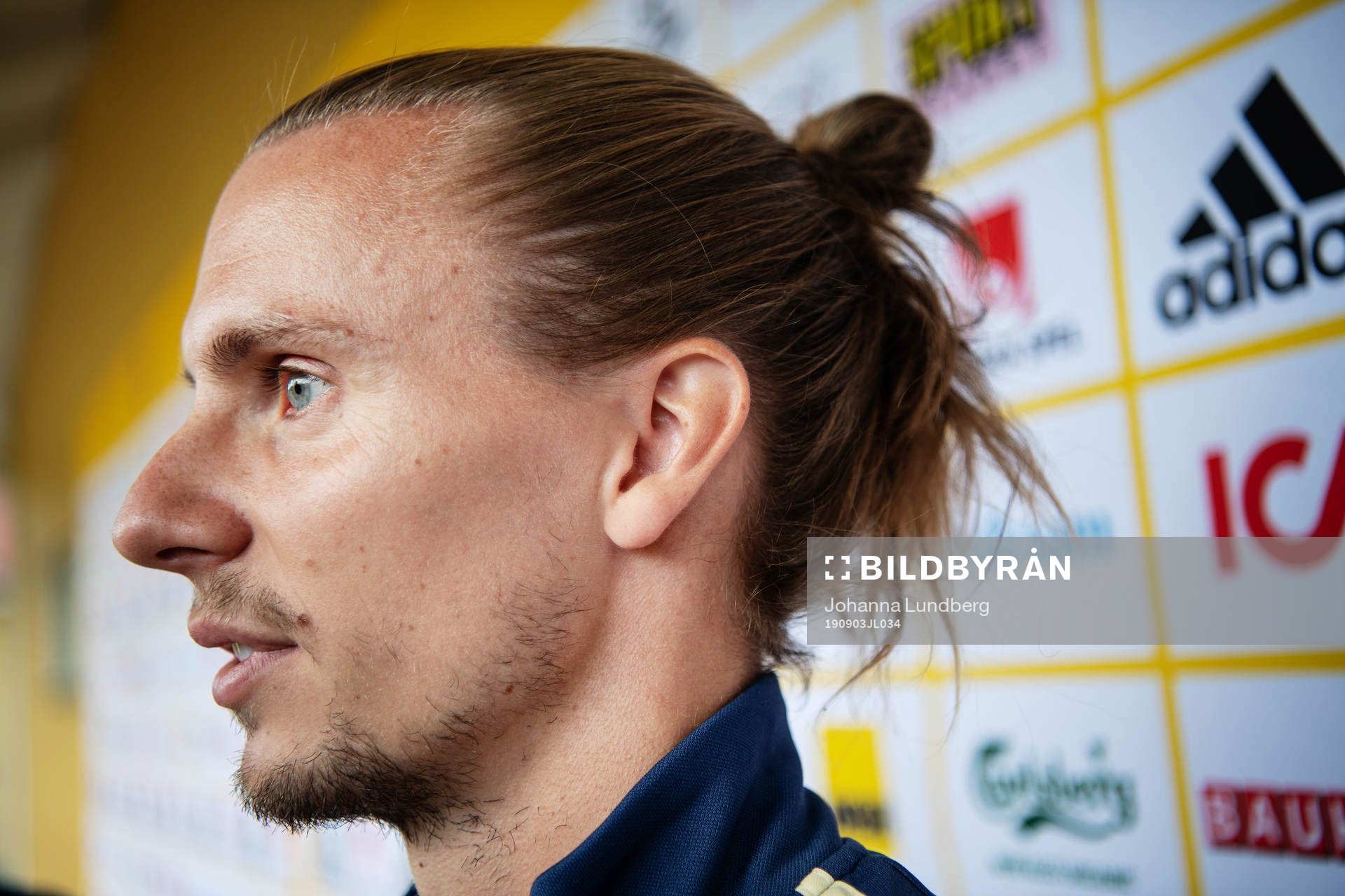 Niklas Hult of the Swedish national football team