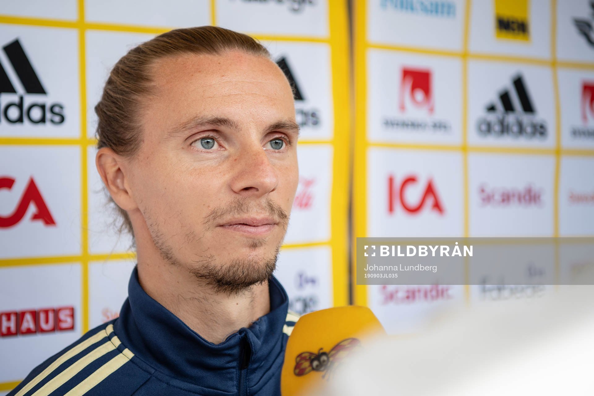 Niklas Hult of the Swedish national football team