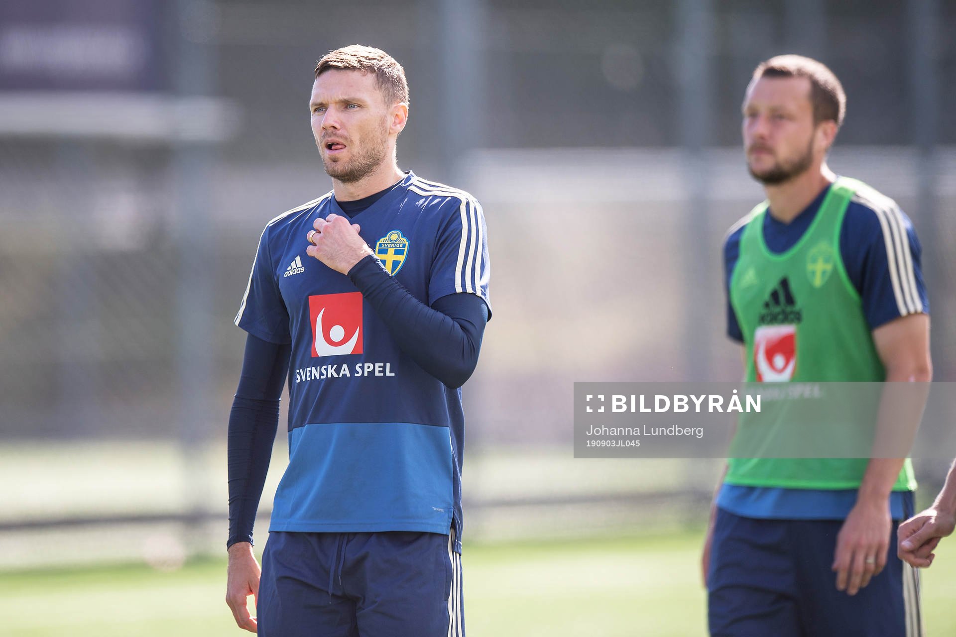 Marcus Berg of the Swedish national football team
