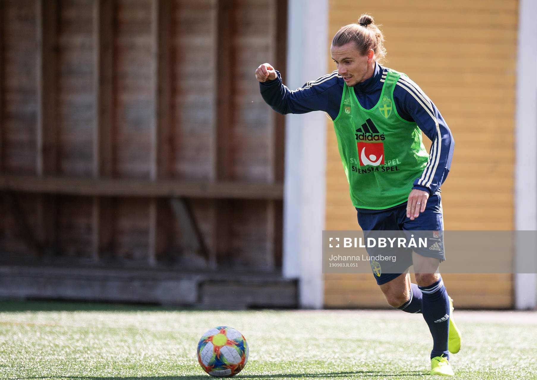 Niklas Hult of the Swedish national football team