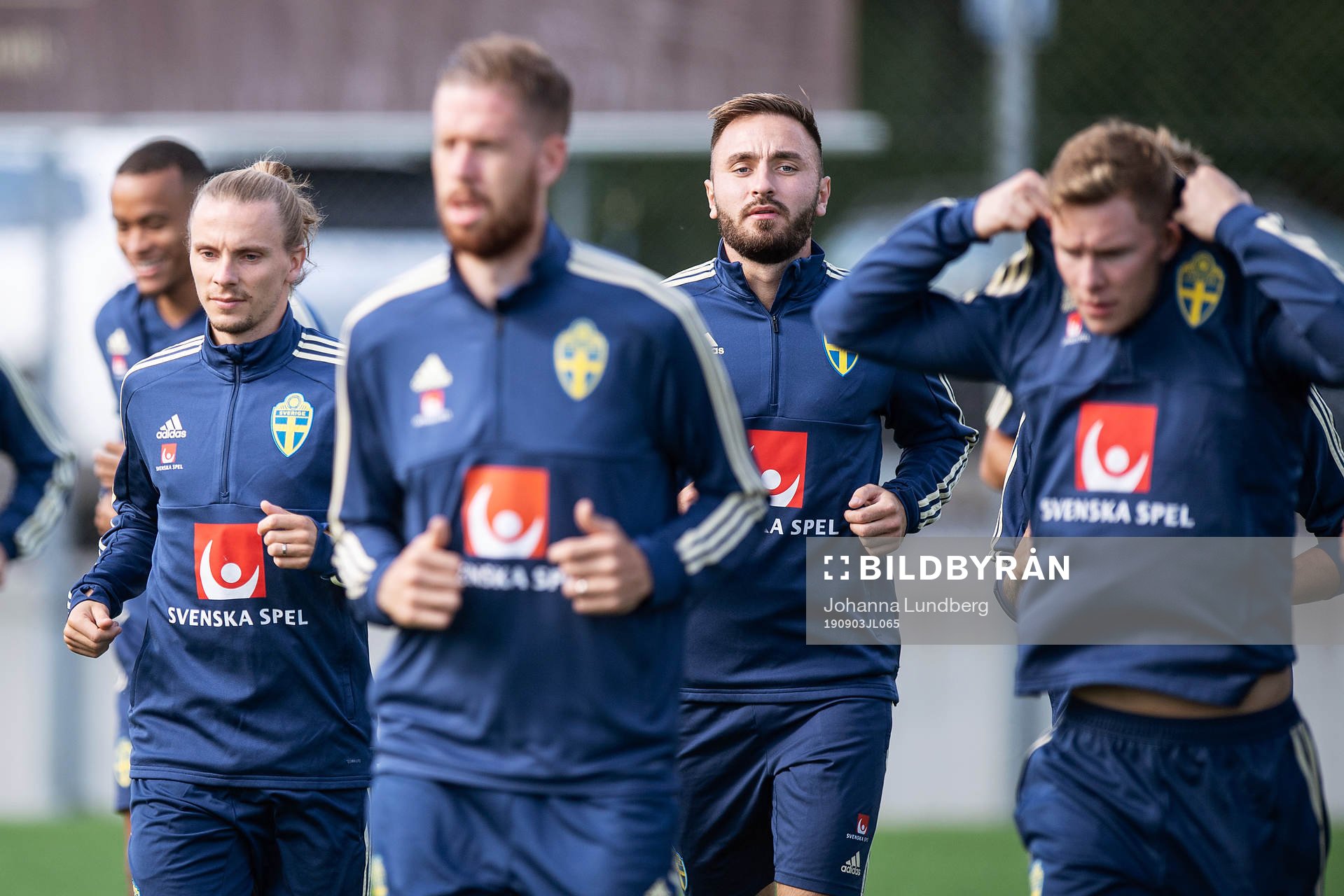 Niklas Hult, Pontus Jansson and Muamer Tankovic of the