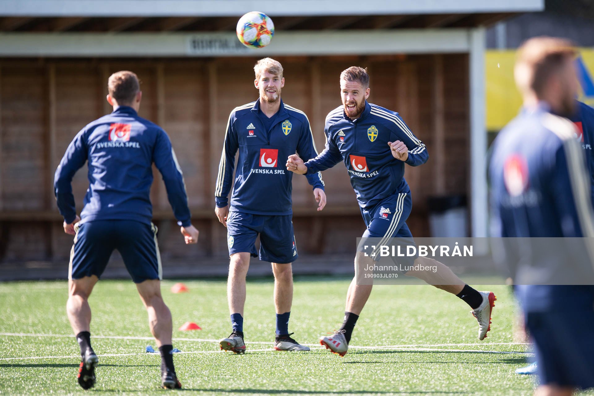 Filip Helander and Pontus Jansson of the Swedish national