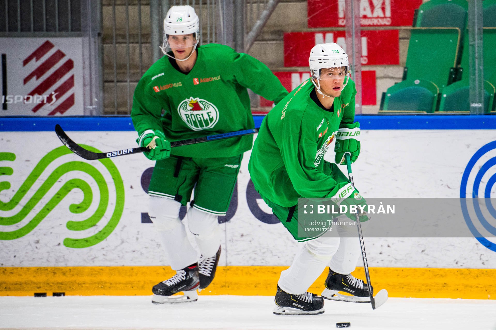 Dominik Bokk och Wilson Johansson