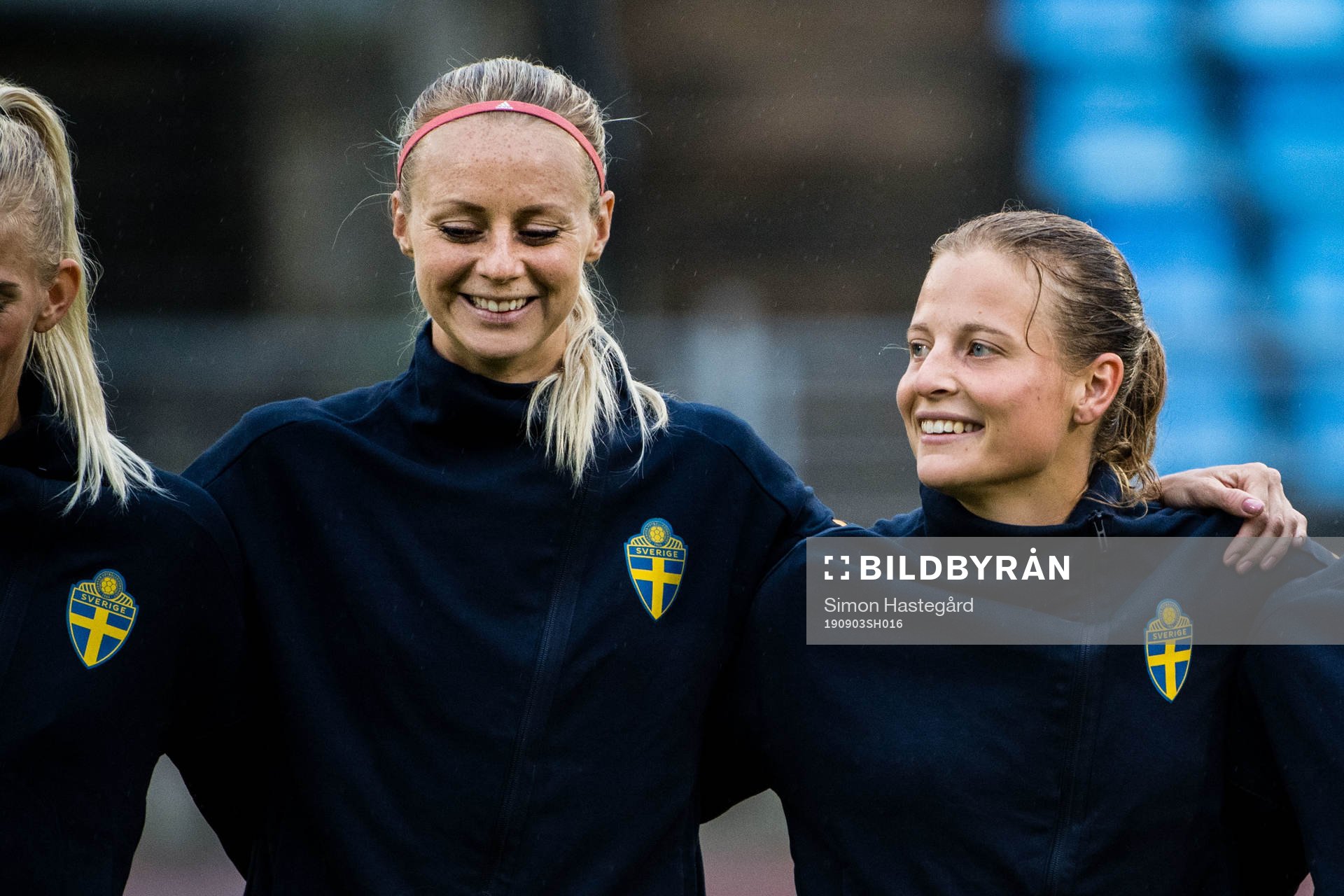 Amanda Ilestedt and Anna Anvegård of Sweden