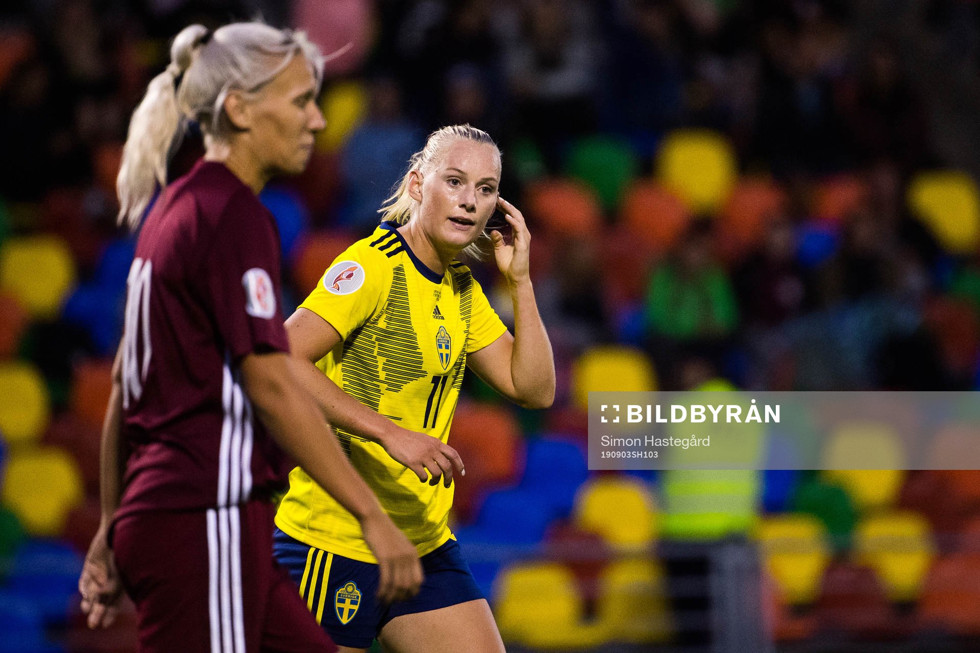 Stina Blackstenius of Sweden