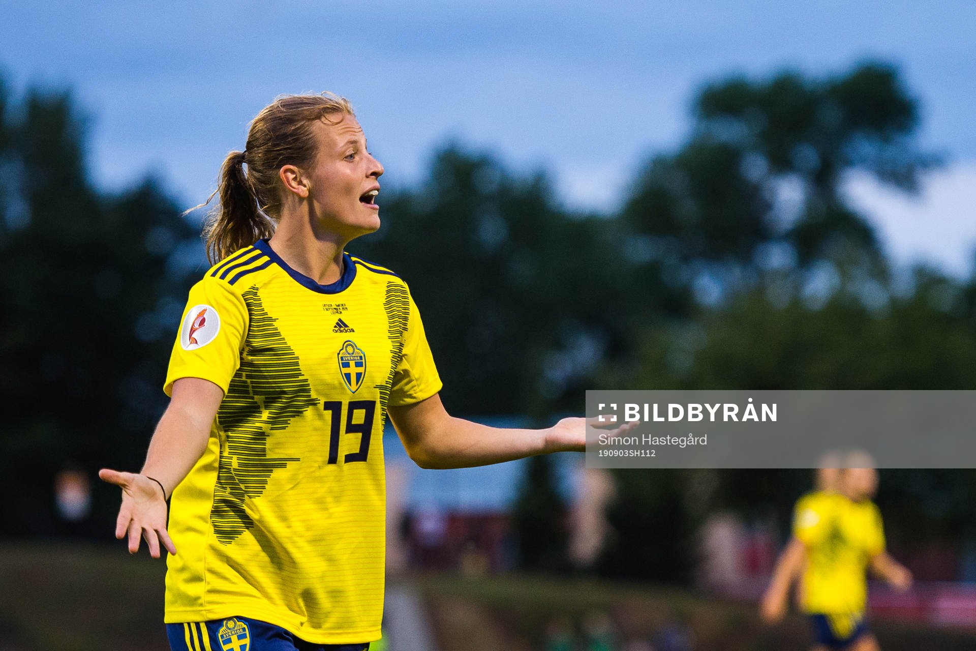 Anna Anvegård of Sweden