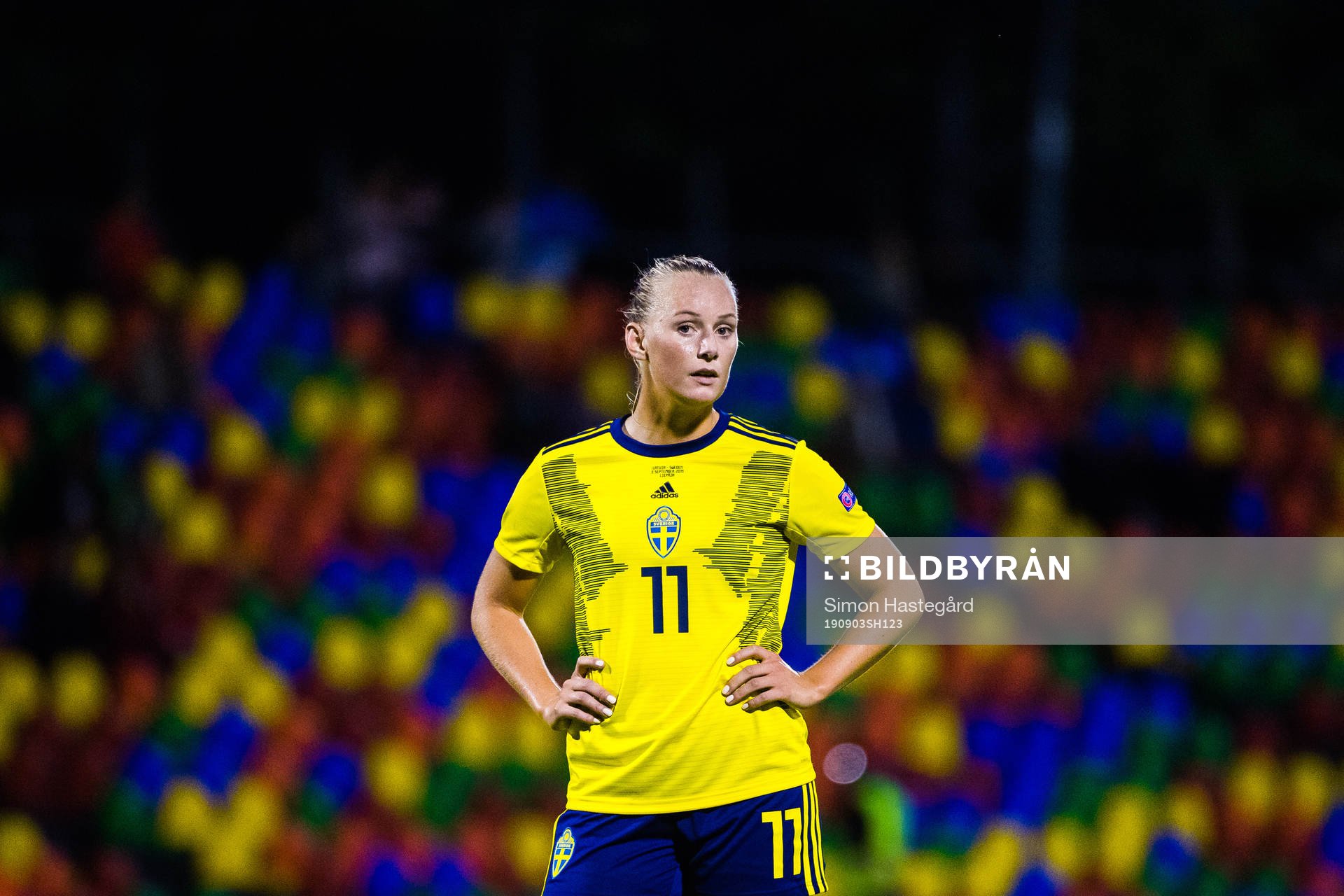 Stina Blackstenius of Sweden