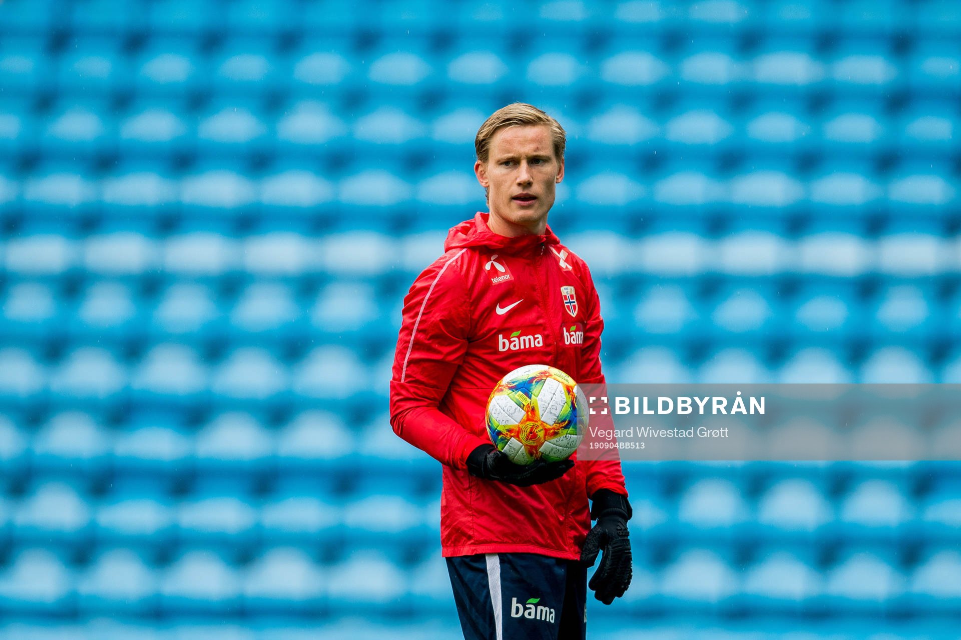 Goalkeeper Sondre Rossbach of Norway
