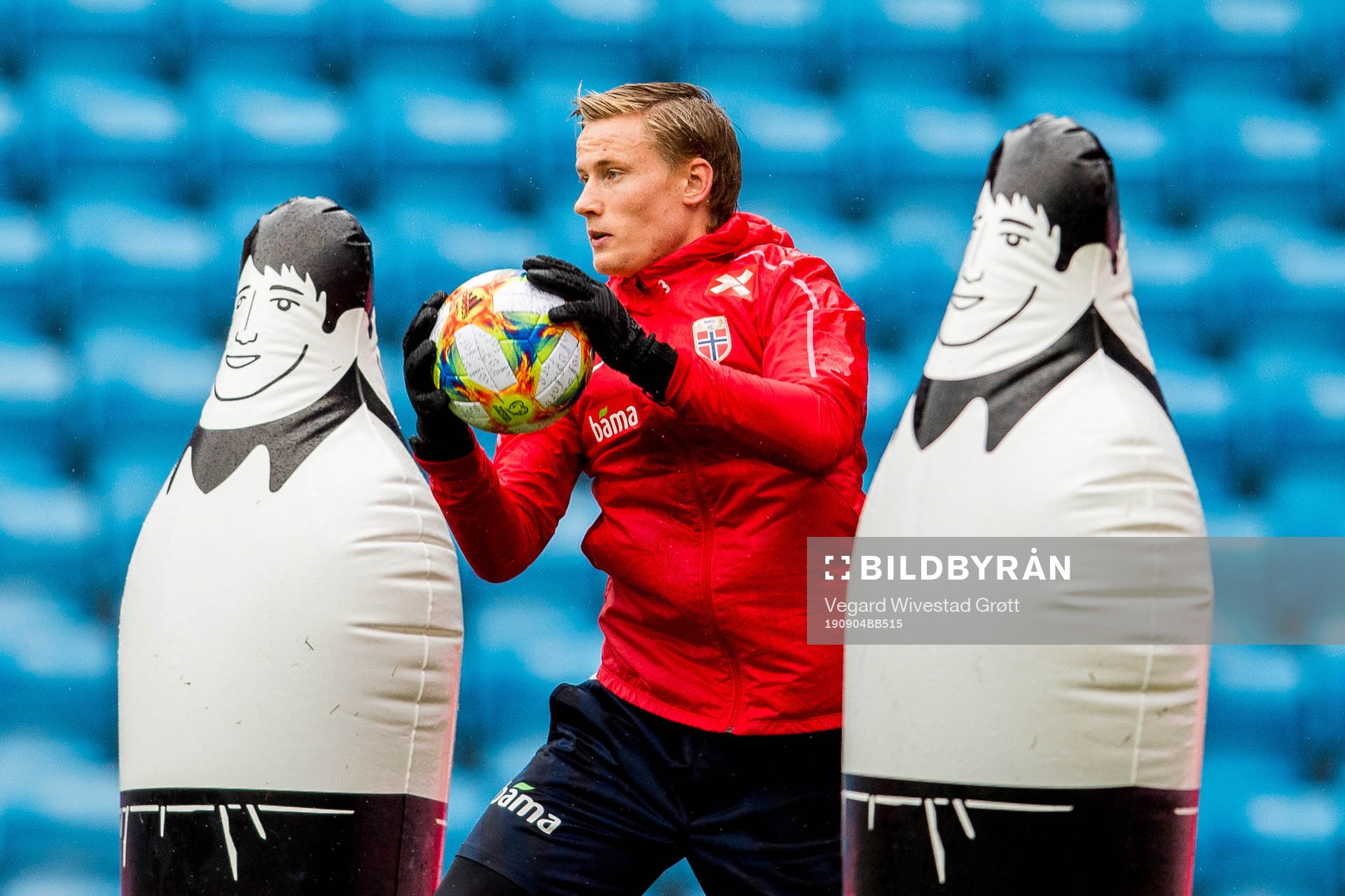 Goalkeeper Sondre Rossbach of Norway